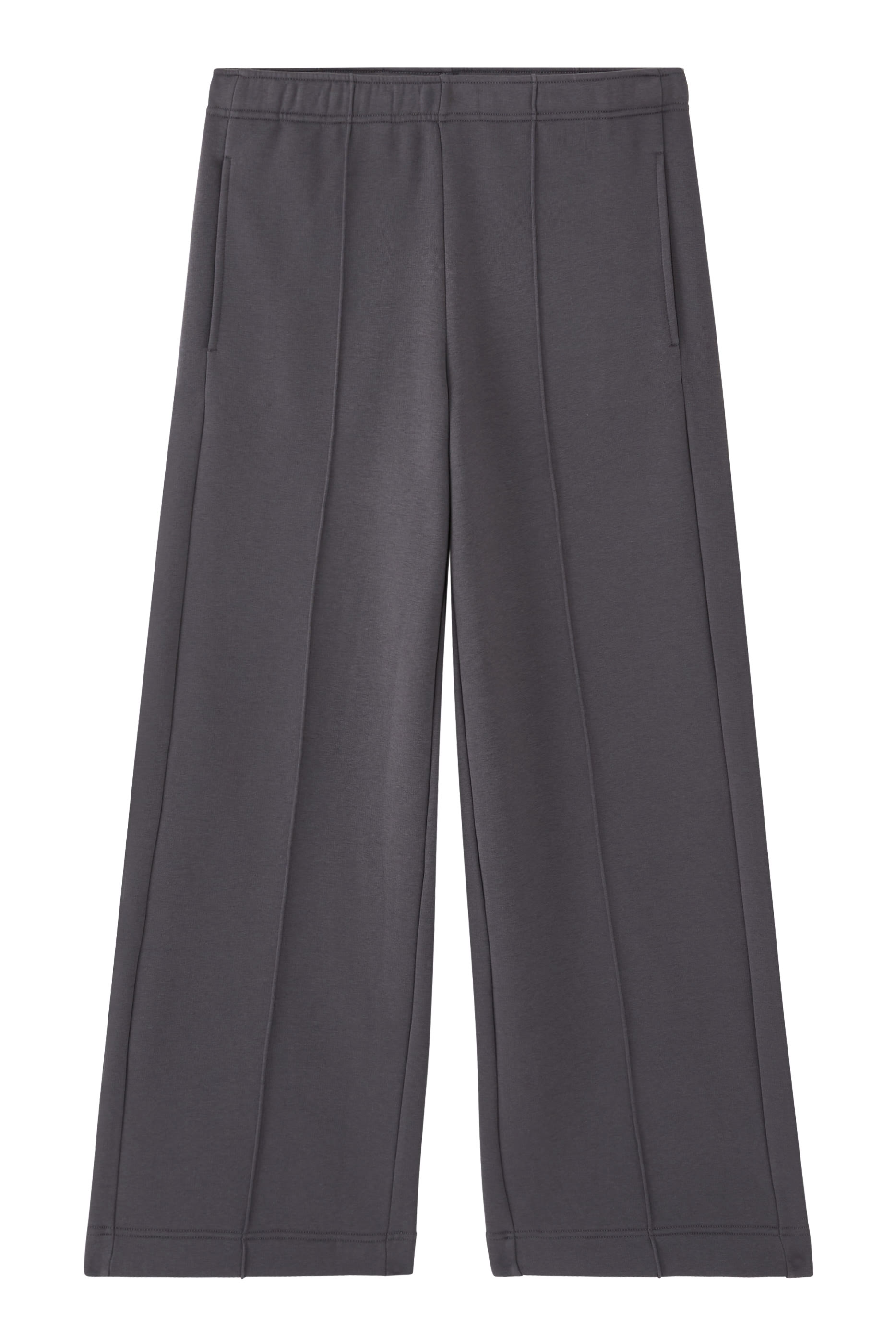 Carbon Finish Wide Leg Trousers