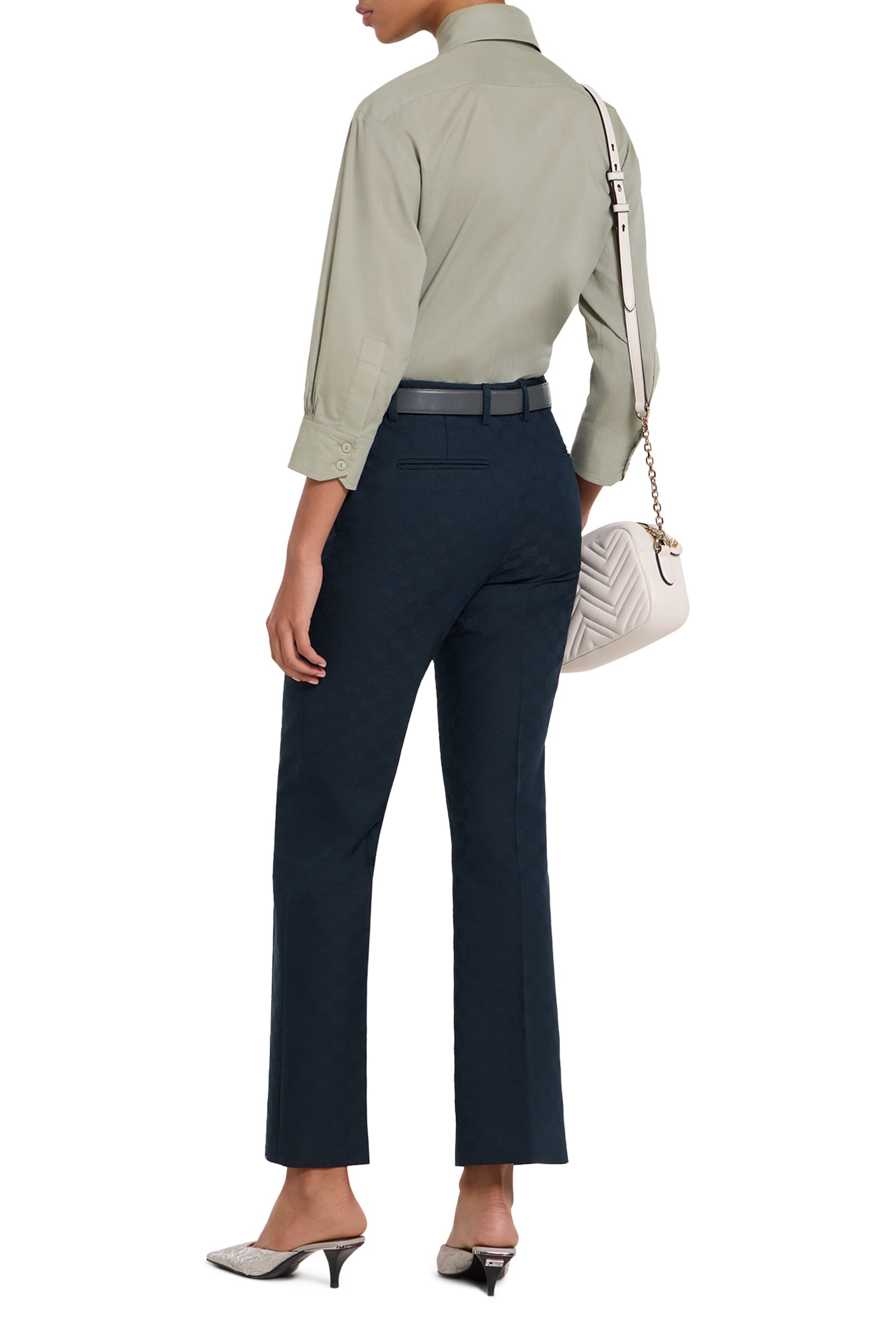 GG Cotton Gabardine Pants