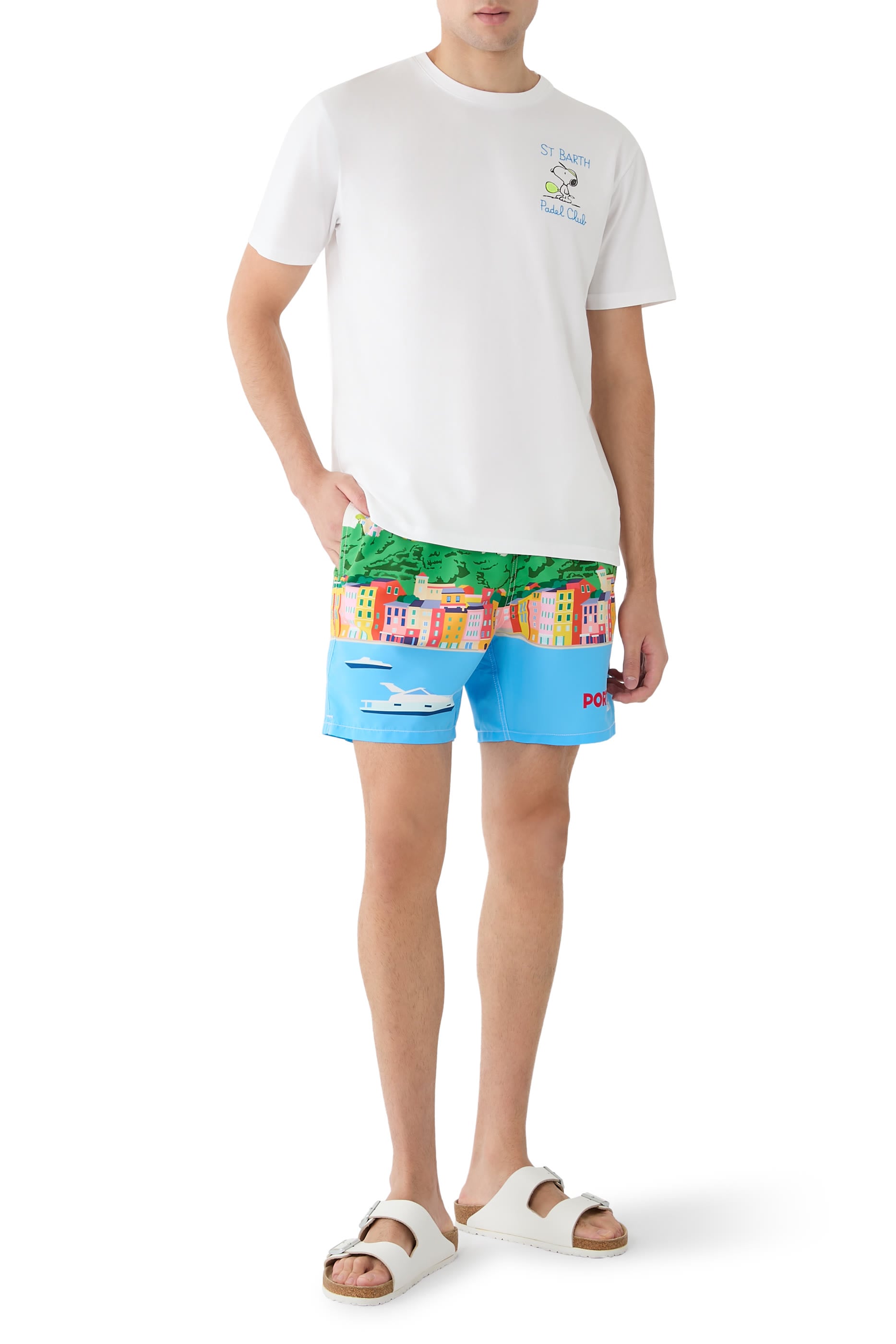 Portofino Postcard Gustavia Swim-Shorts