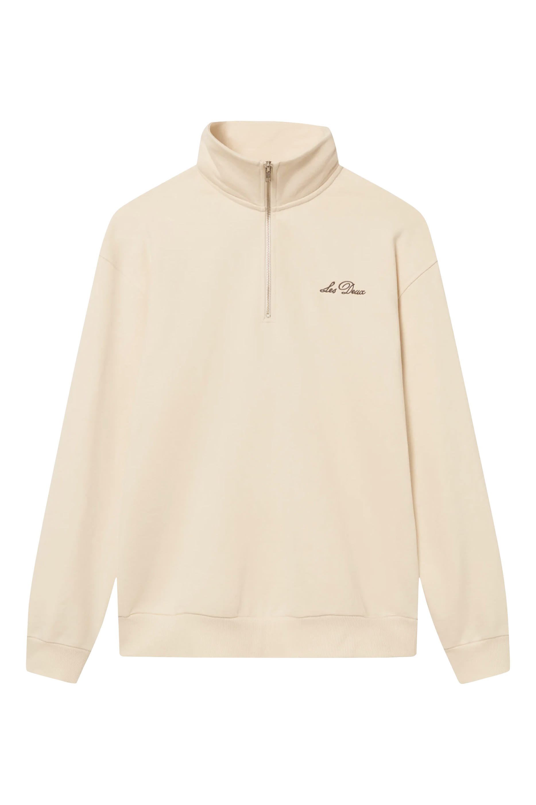 Logo Crew Half Zip Sweatshirt