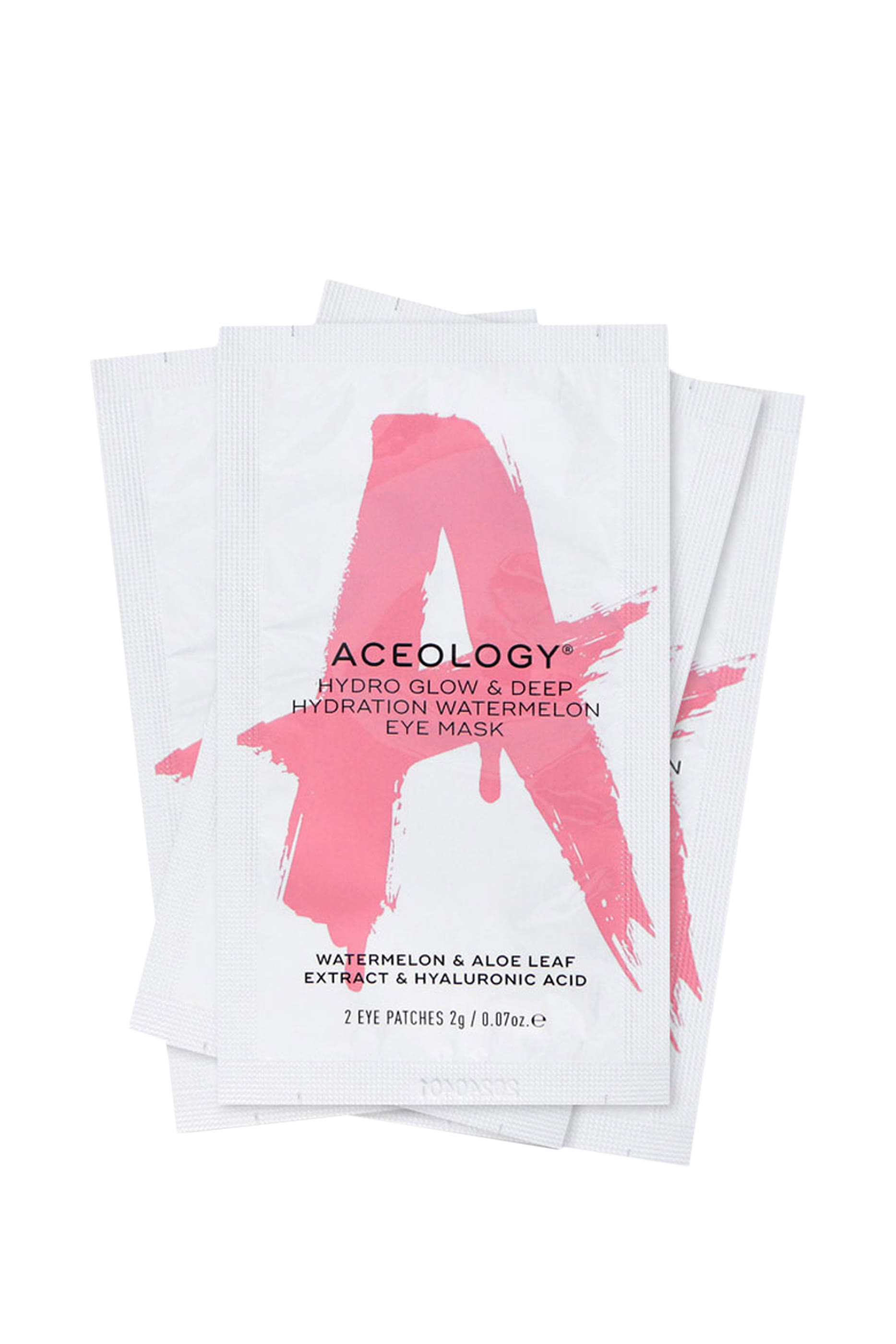 Hydro Glow & Deep Hydration Watermelon Eye Mask, Pack of 4