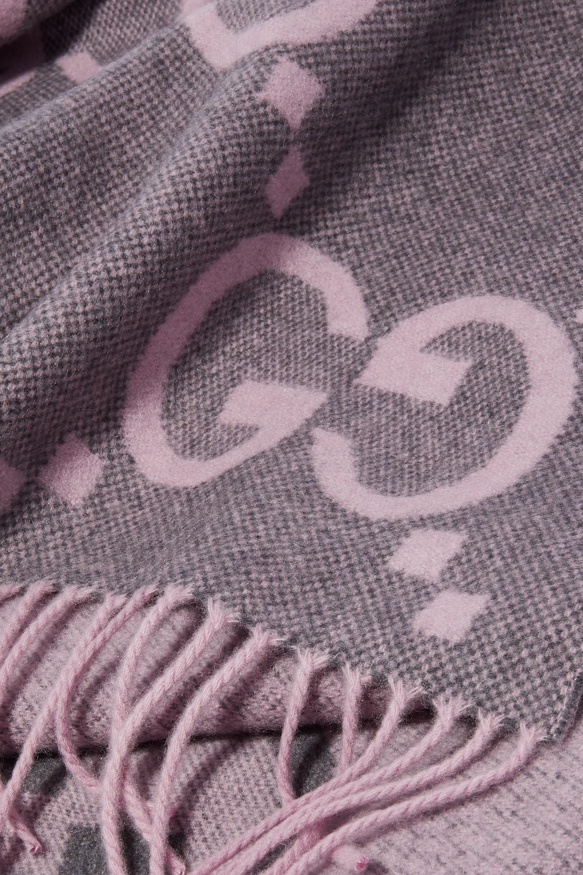 GG Cashmere Jacquard Scarf