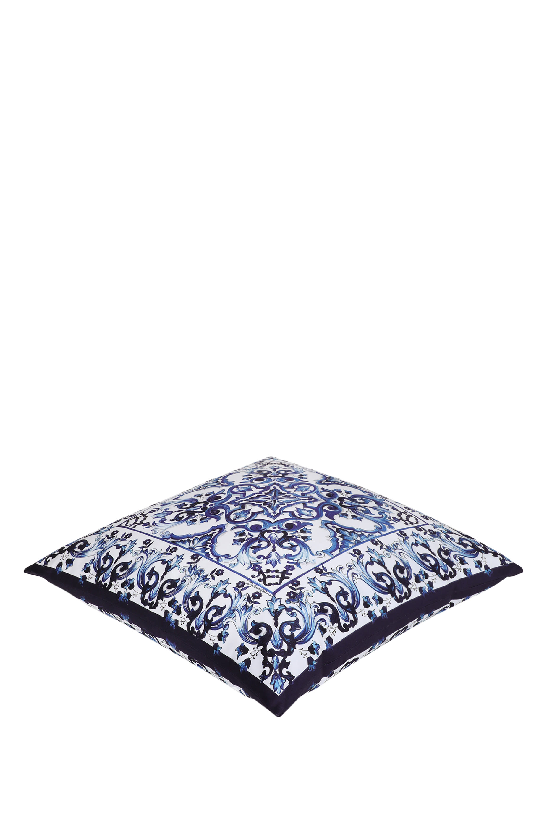 Blu Mediterraneo Duchesse Cotton Cushion Medium