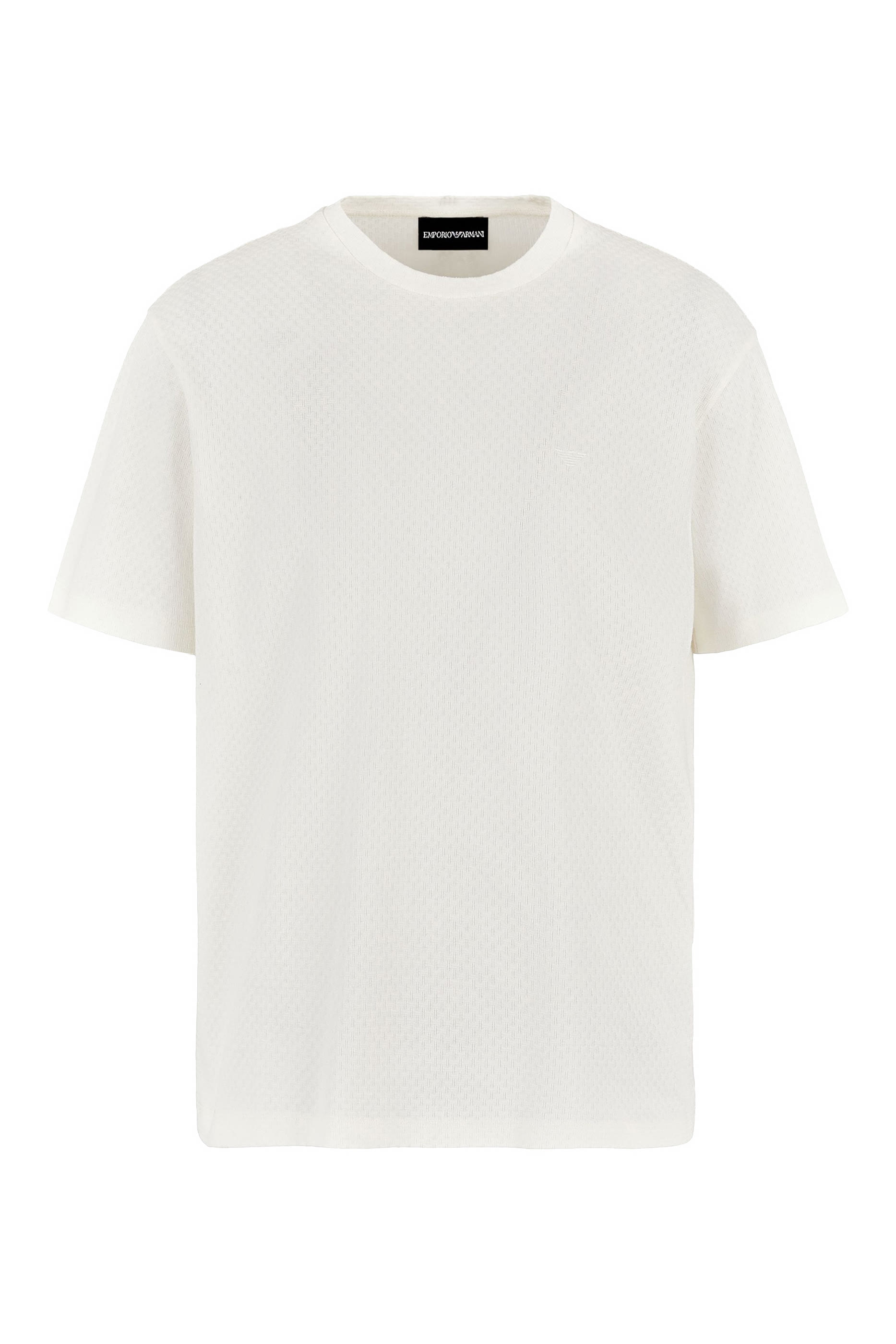 Monochrome Jacquard Logo Cotton T-Shirt