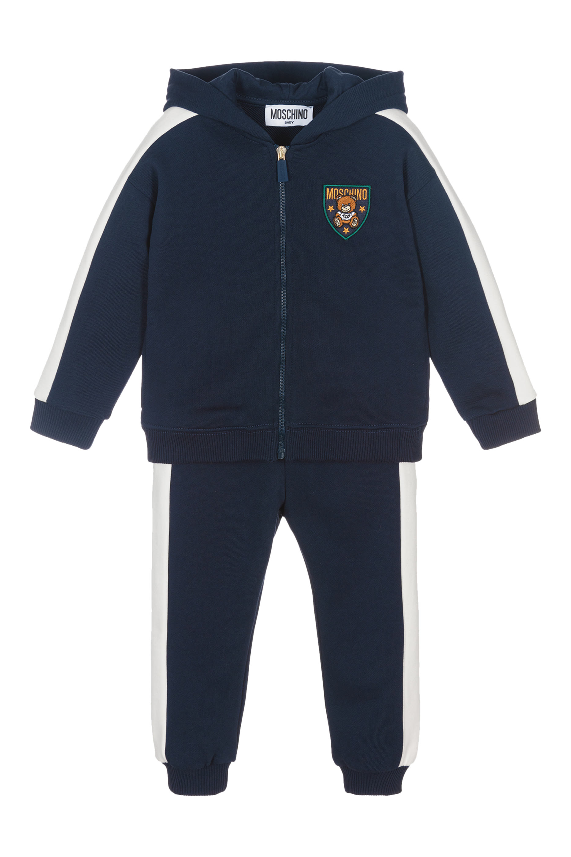 Kids Logo Patch Sweatshirt Tracksuit Set