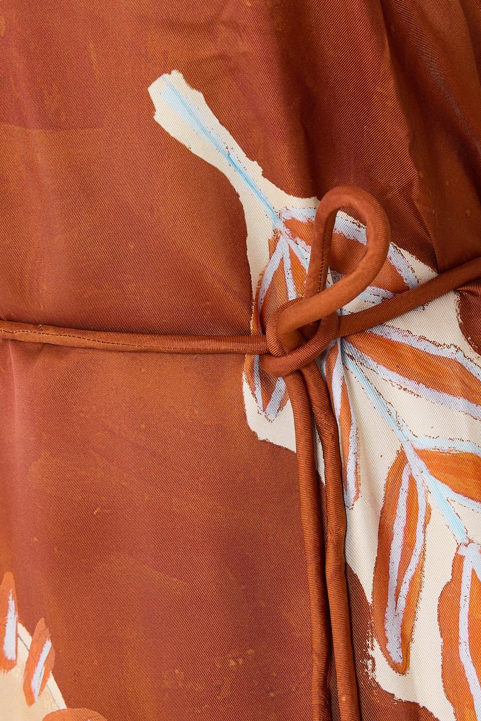 Soleil D'Amour Silk Midi Dress