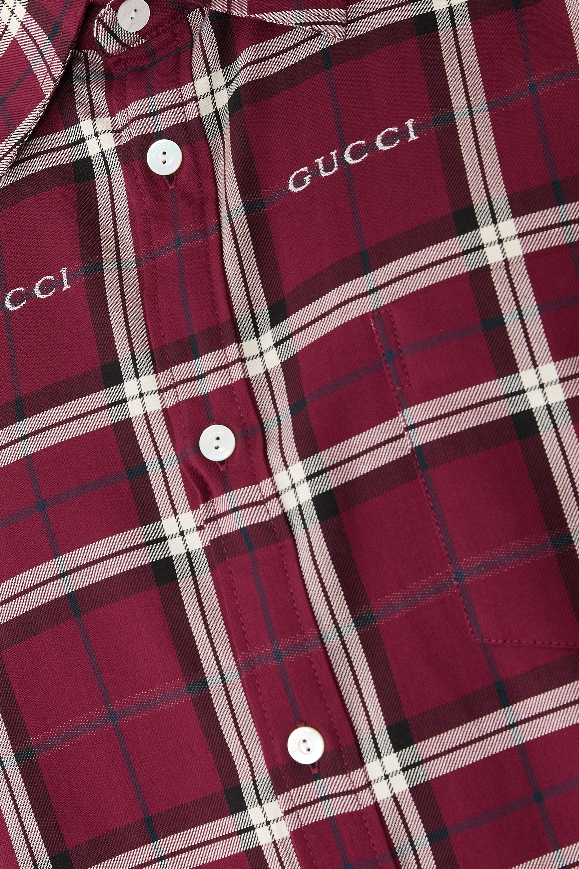 Tartan Cotton Jacquard Shirt