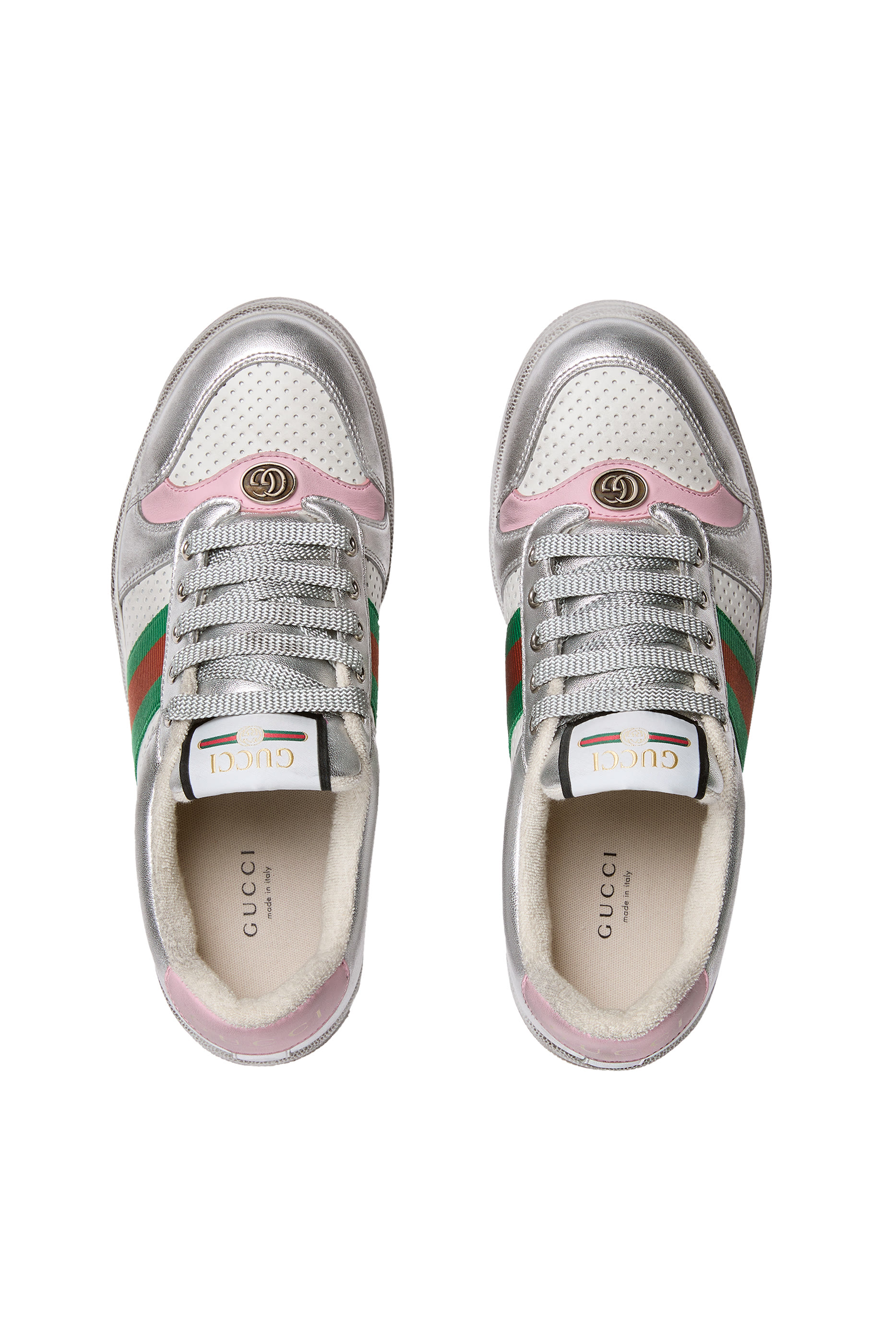 Screener Sneakers with Worn-Out Effect