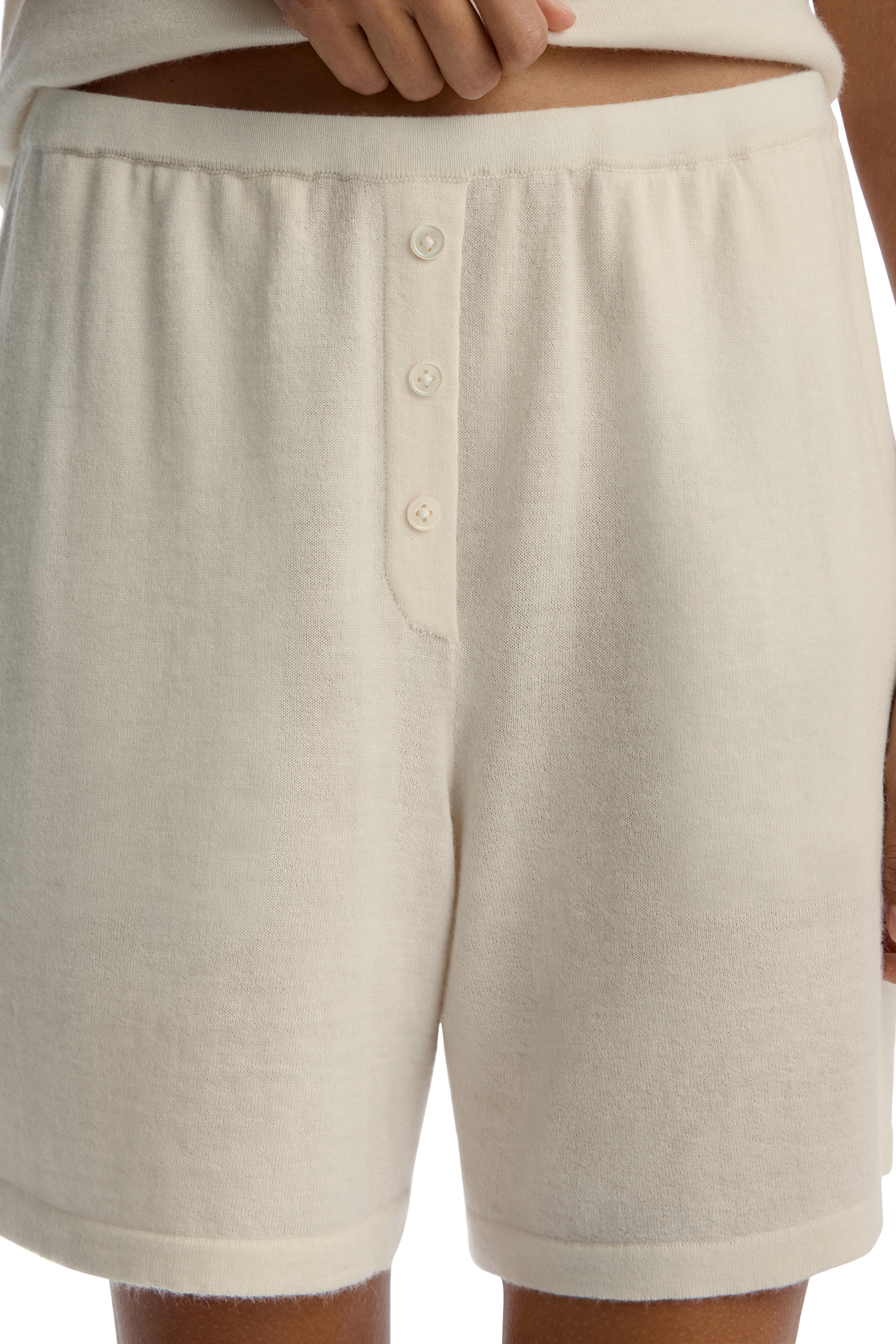 Textured Terry Shorts