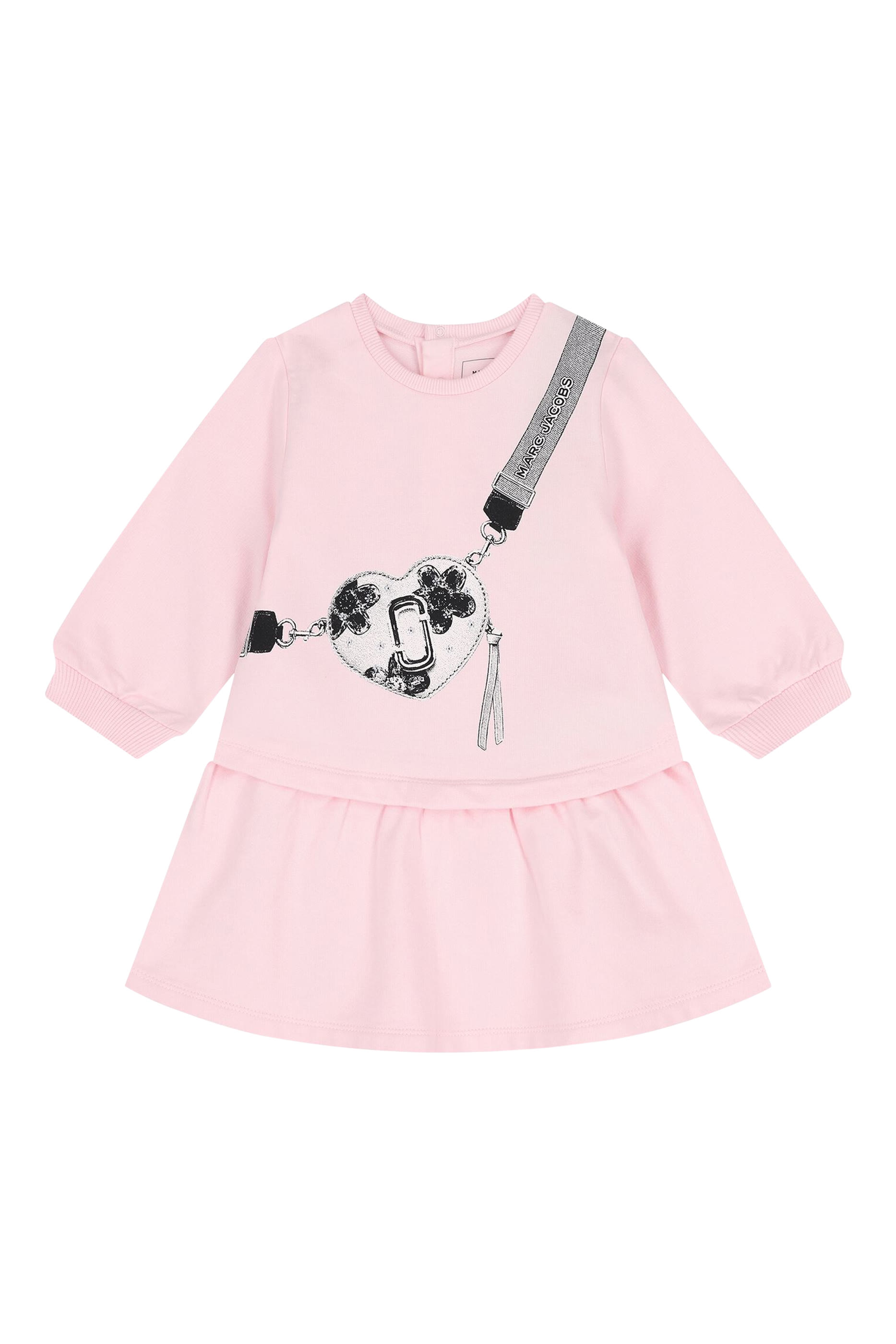 Kids Logo Bag Print Dress
