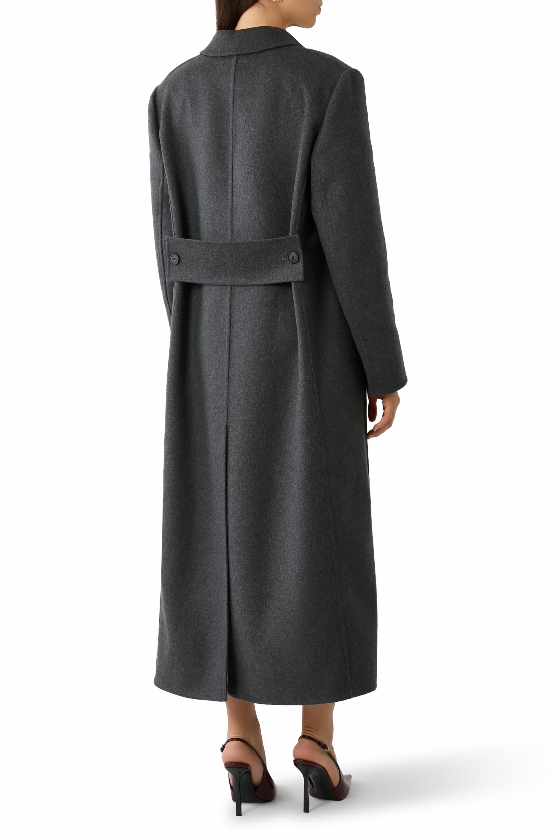Double-Breasted Single-Vent Overcoat