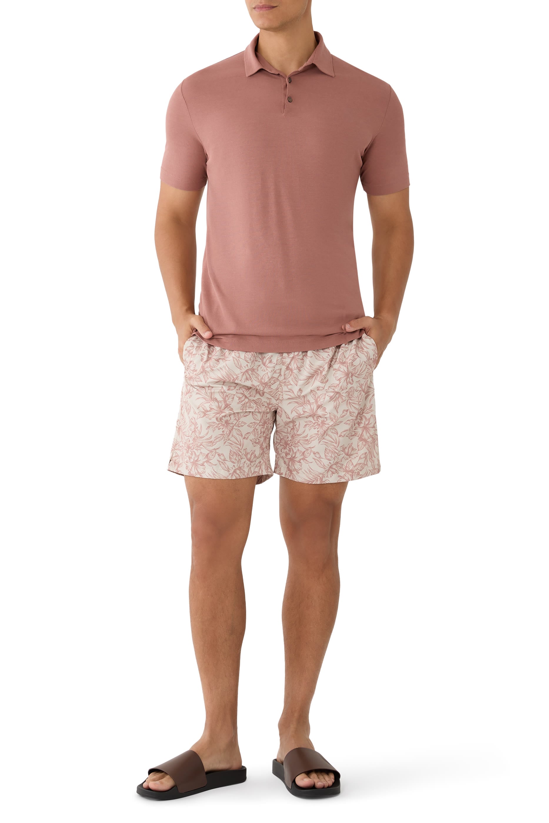  Floral Technical Fabric Swimsuit