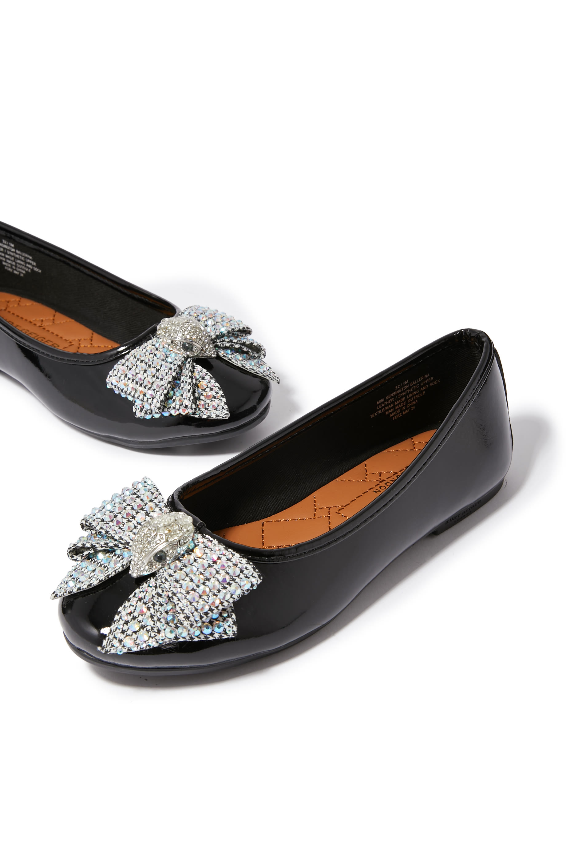 Kids Mini Eagle Bow Ballet Flats