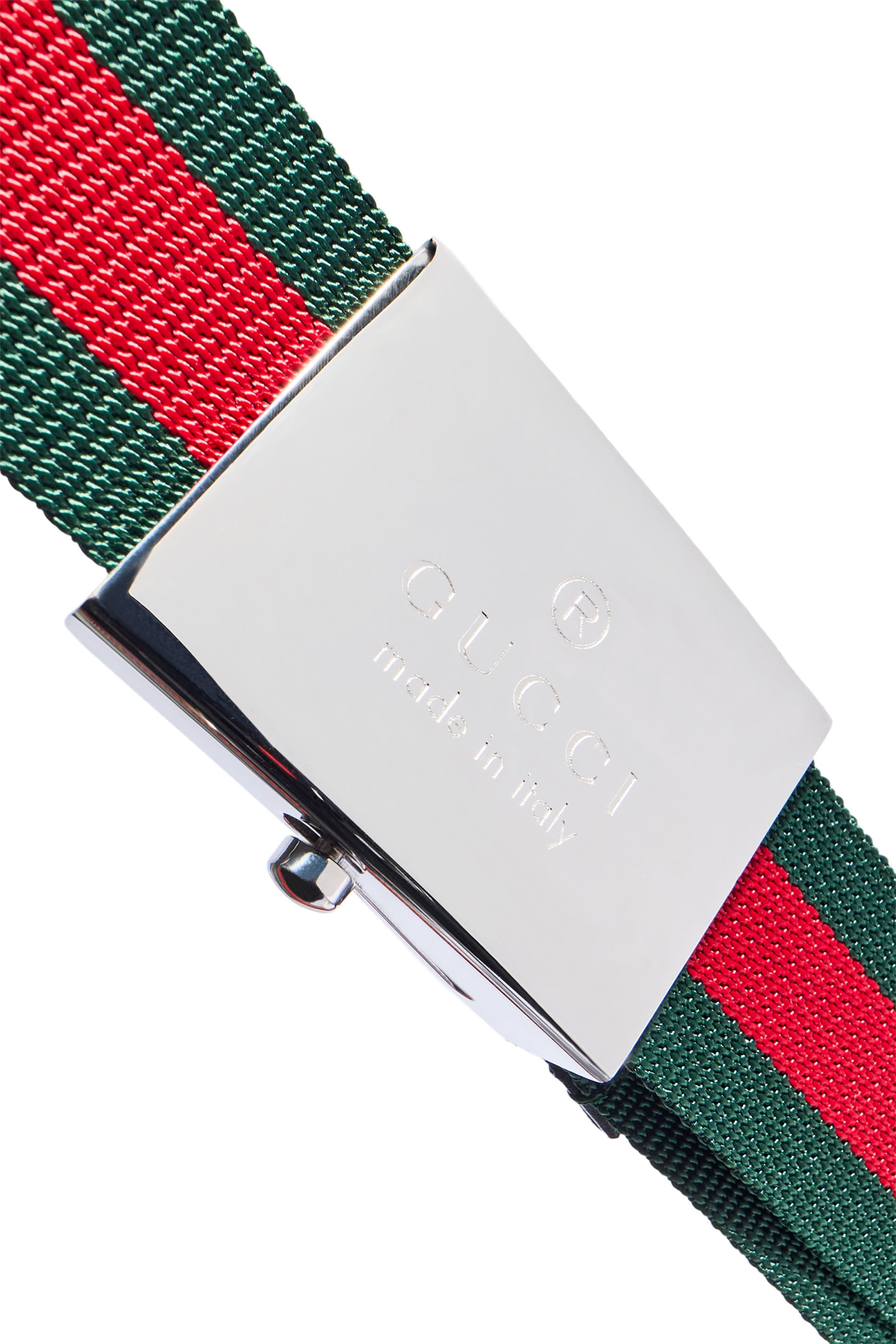 Web Belt with Rectangular Buckle 