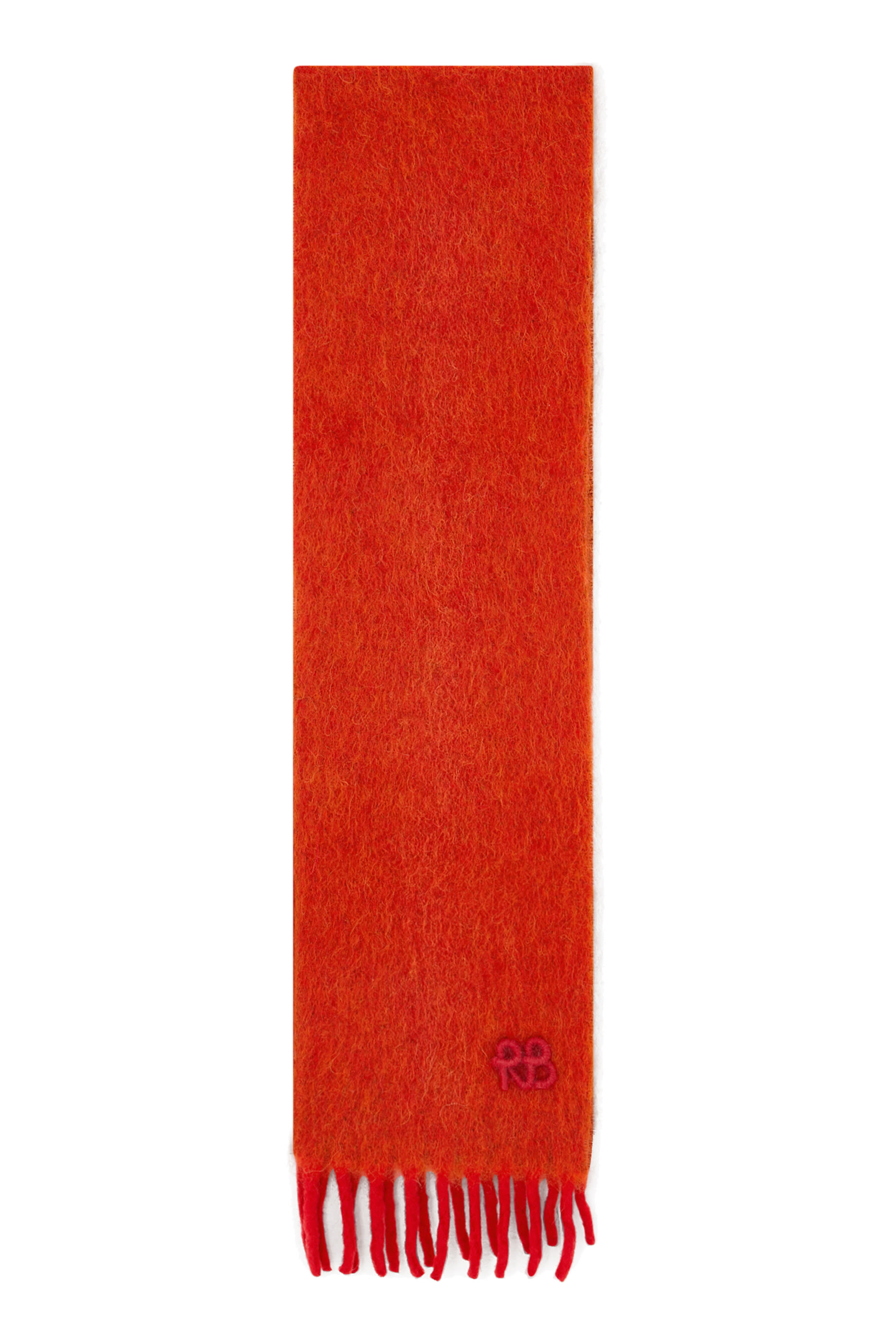 Fringed Alpaca-Blend Scarf Mid 