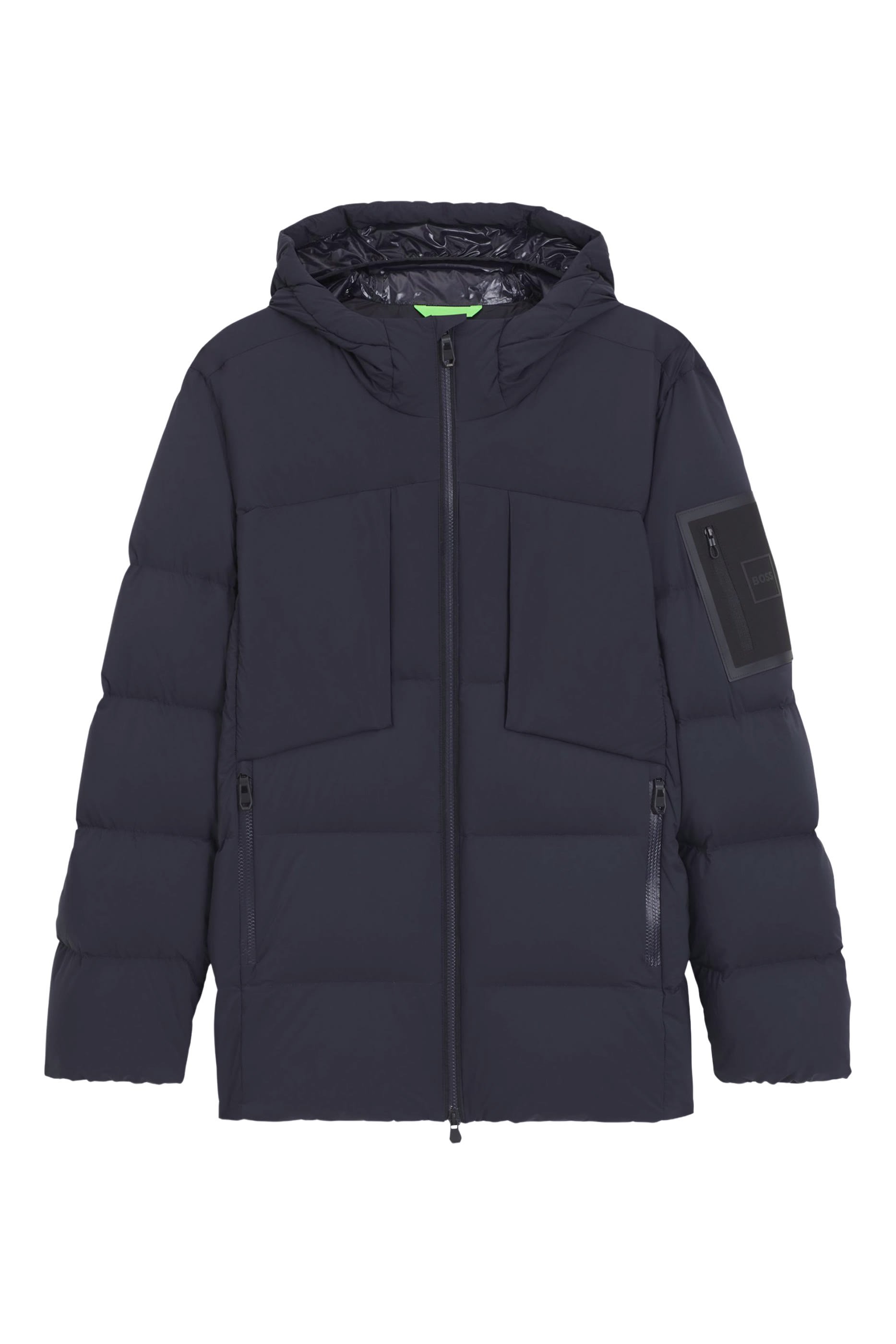 Water-Repellent Parka Jacket with Down Filling