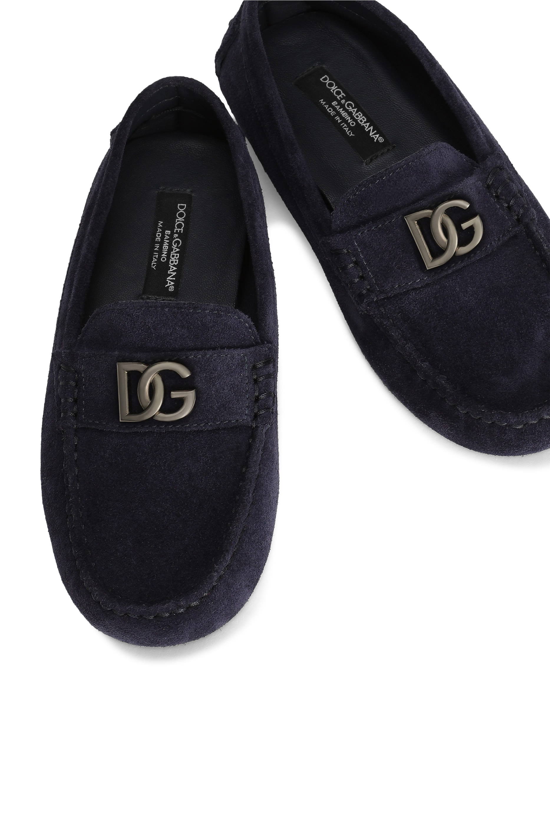Kids Split Leather Loafers