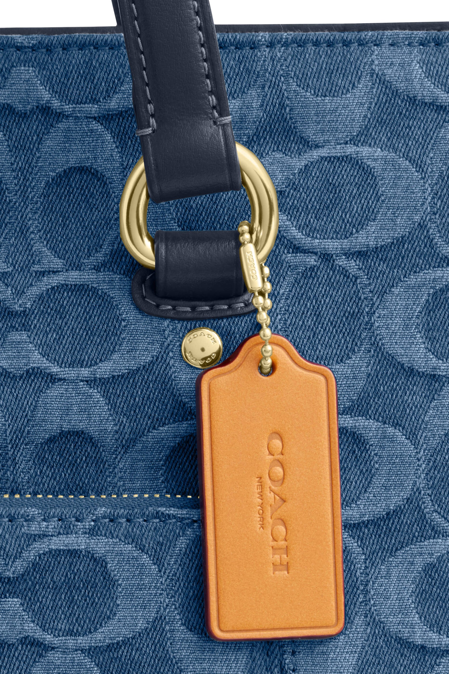 Station Tote Bag in Signature Denim