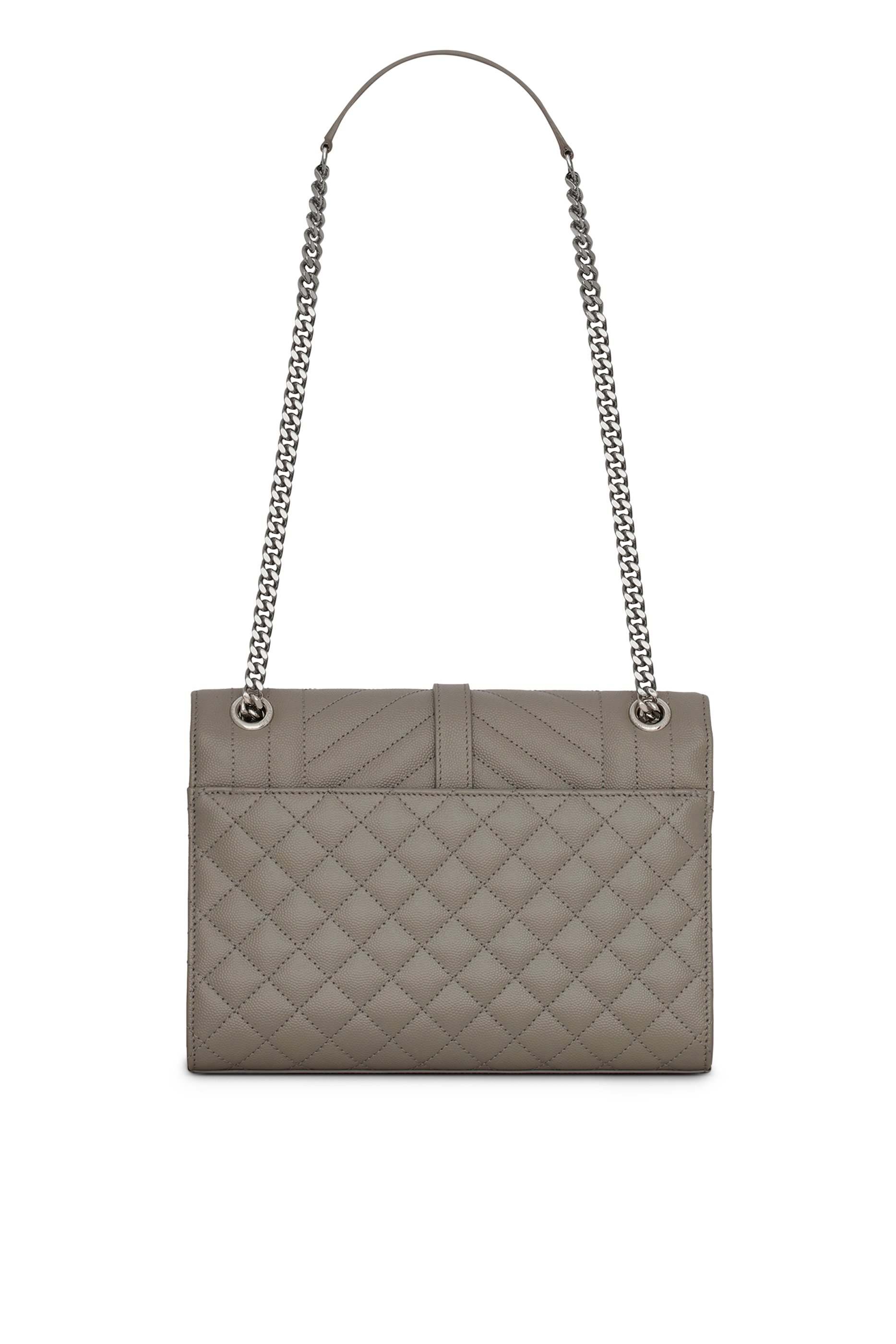 Envelope Medium Bag in Matelass&eacute; Grain de Poudre Embossed Leather