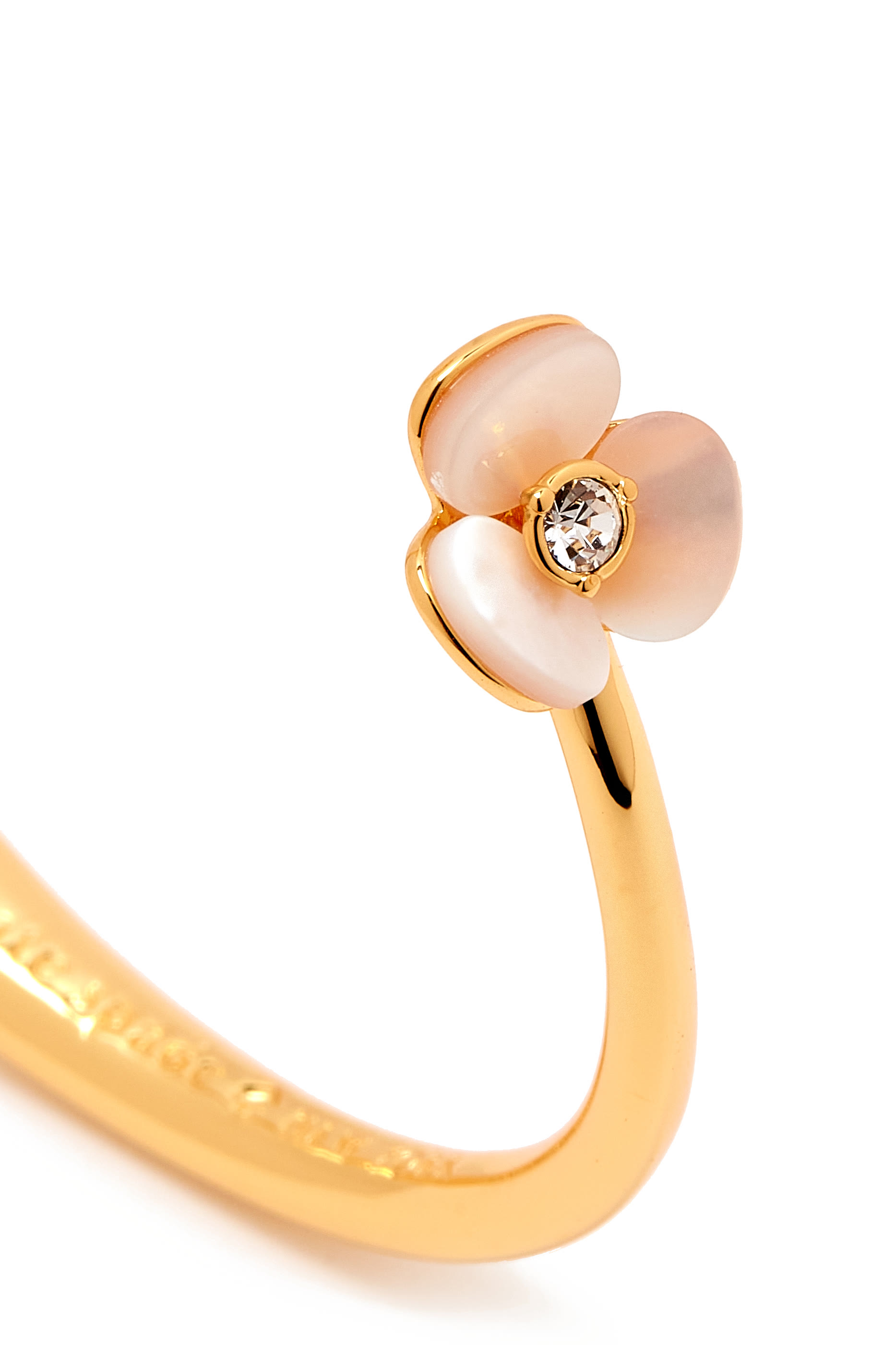 Disco Pansy Thin Cuff Bracelet