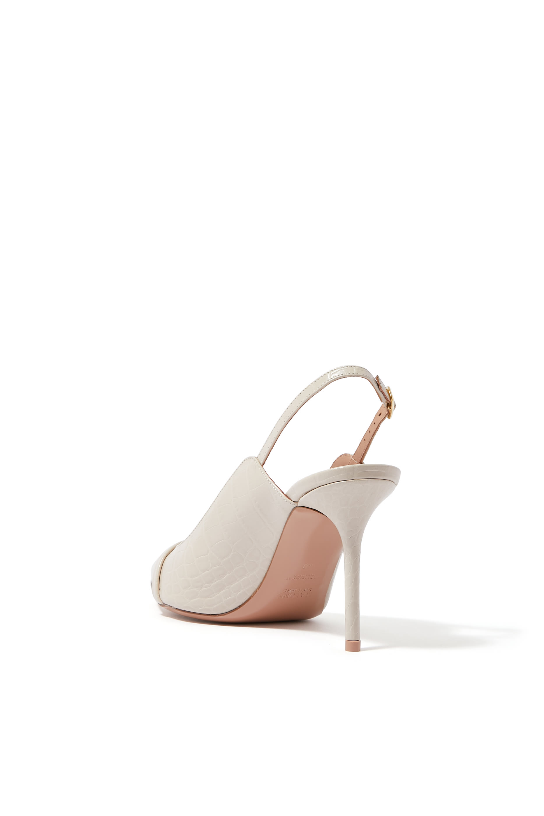 Marion 85 Leather Slingback Pumps