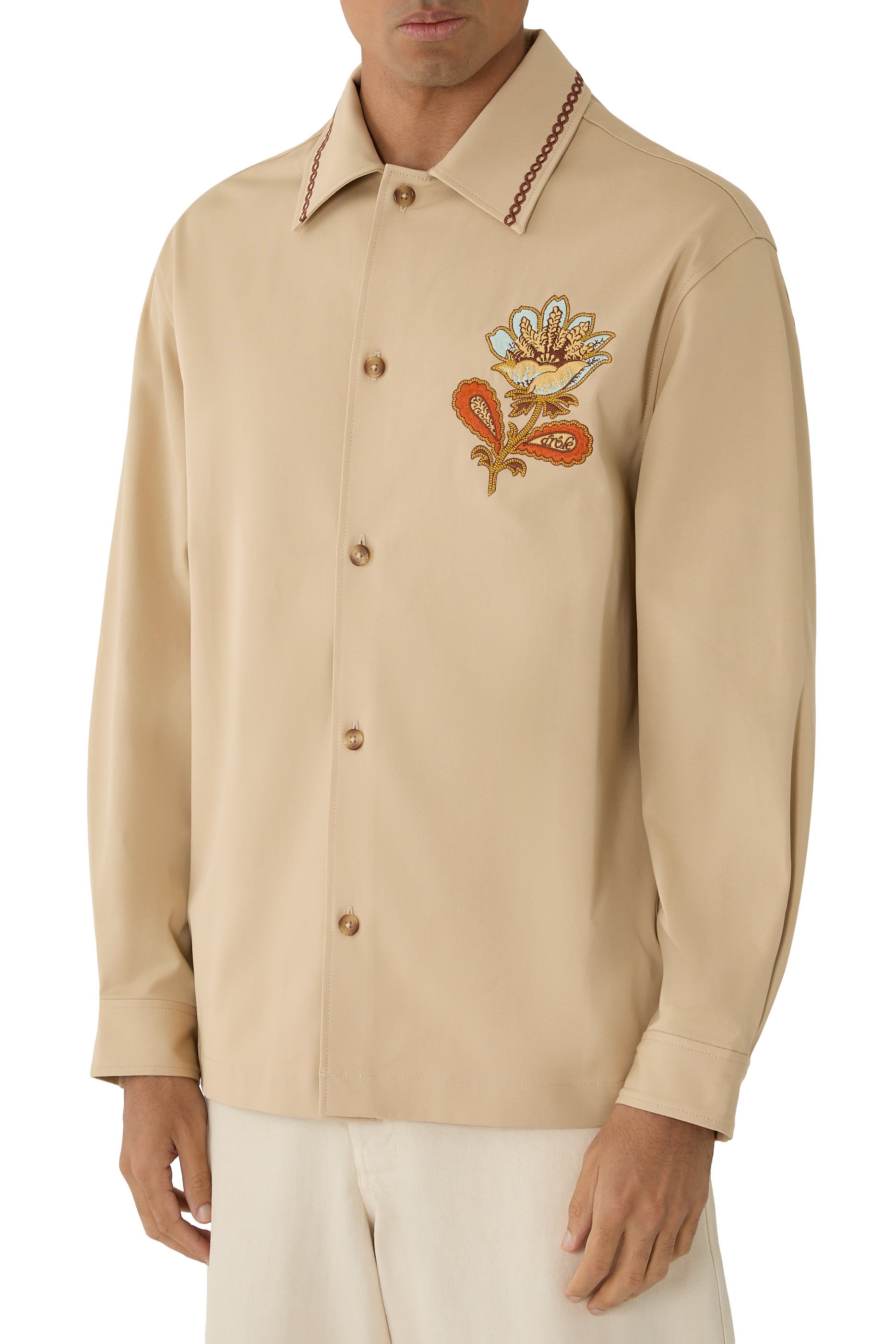 La Surchemise Brod&eacute;e Fleur