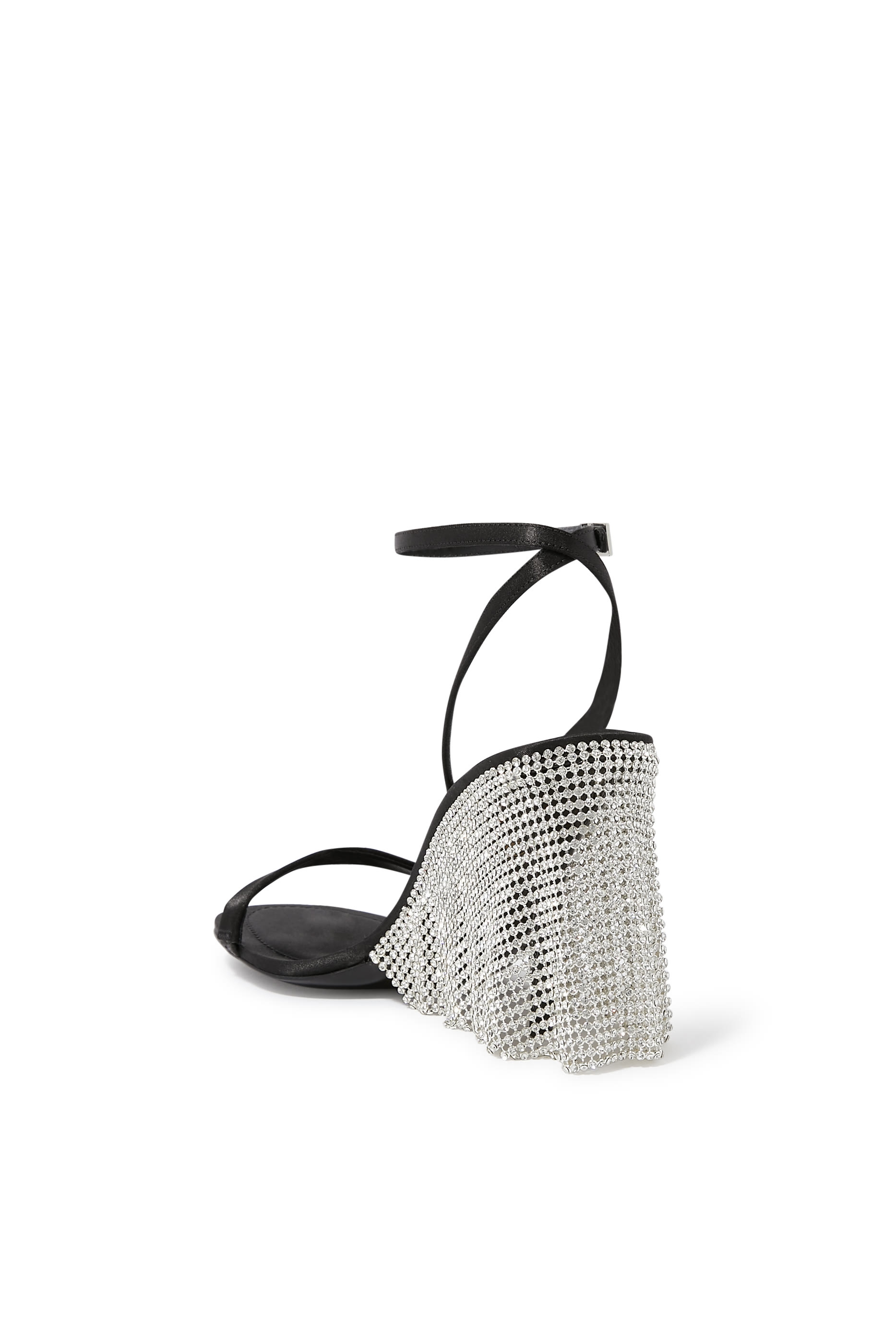 Tulle 90 Slingback Pump with Ankle Strap