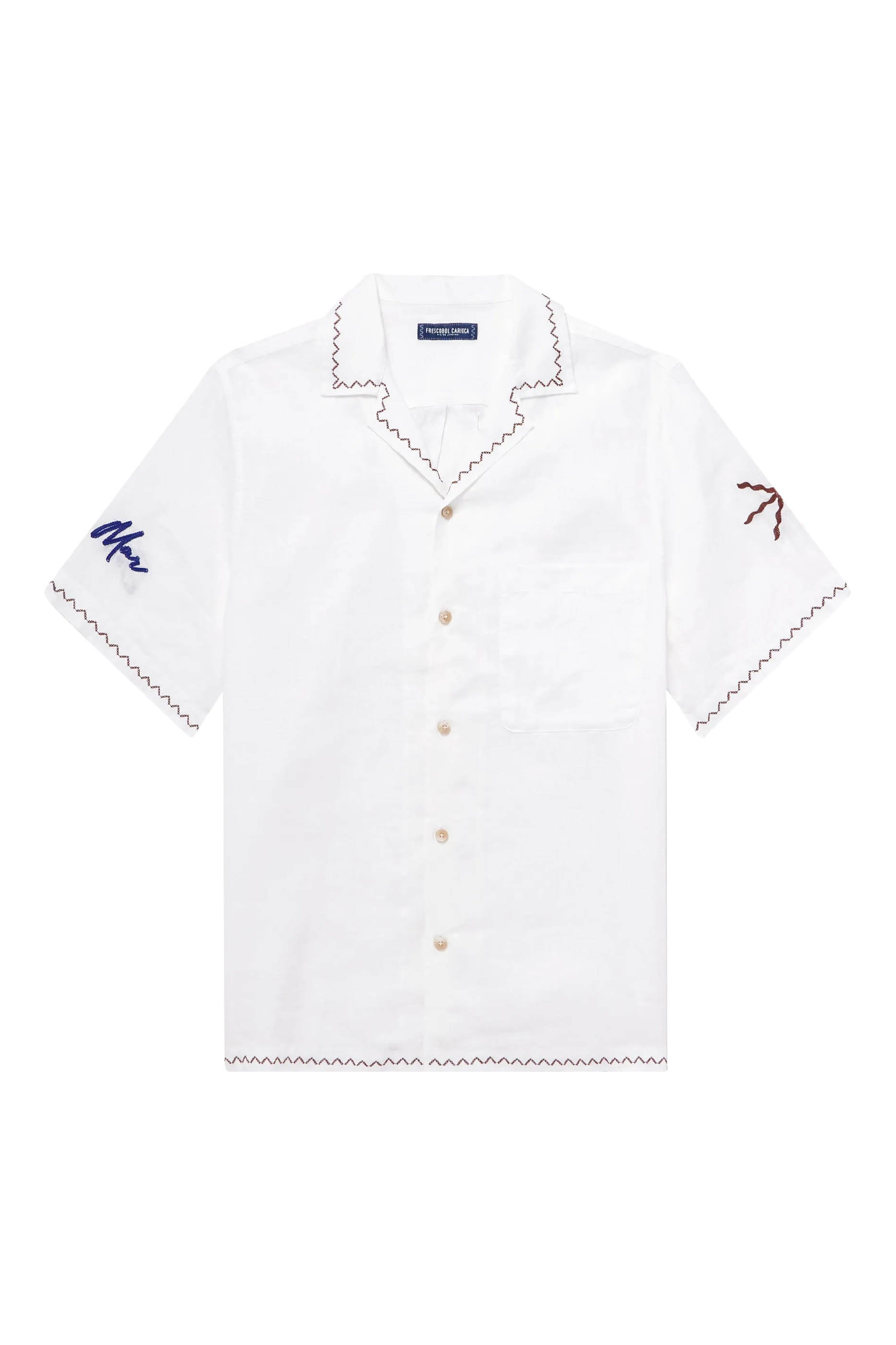 Alves Embroidered Linen Shirt