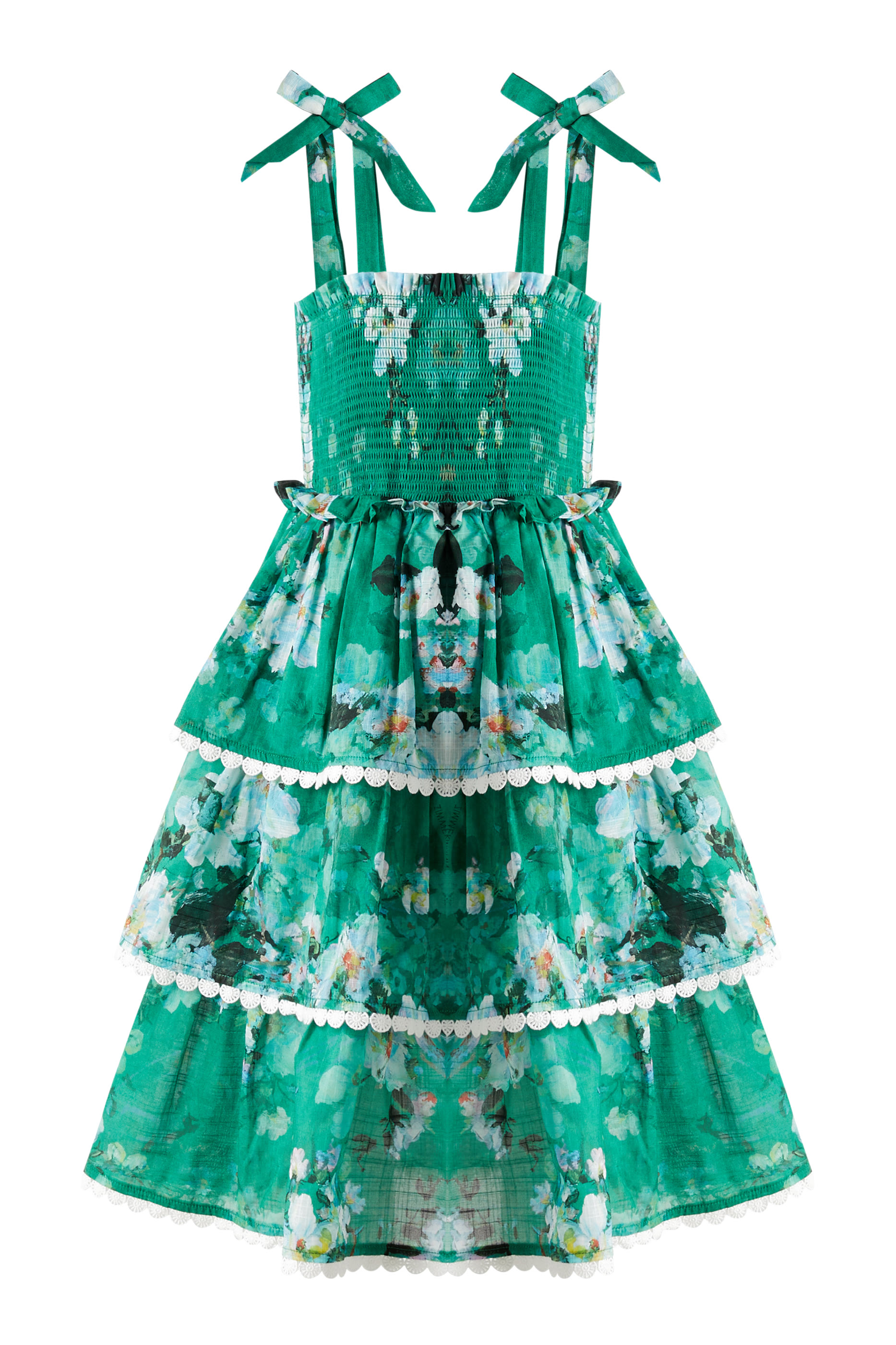 Kids Everley Floral-Print Smocked Dress