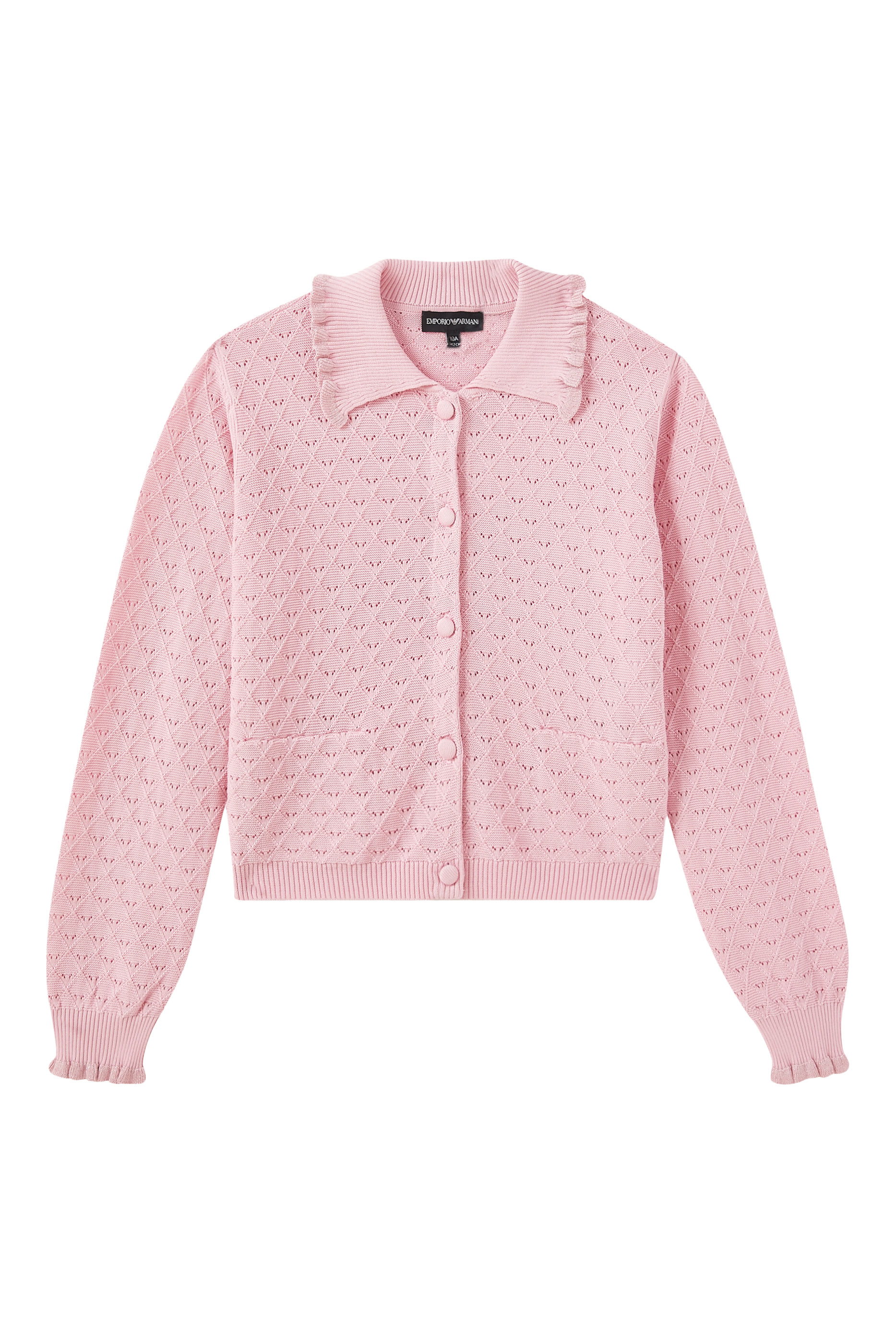 Kids Knitted Eagle Button-Down Sweater