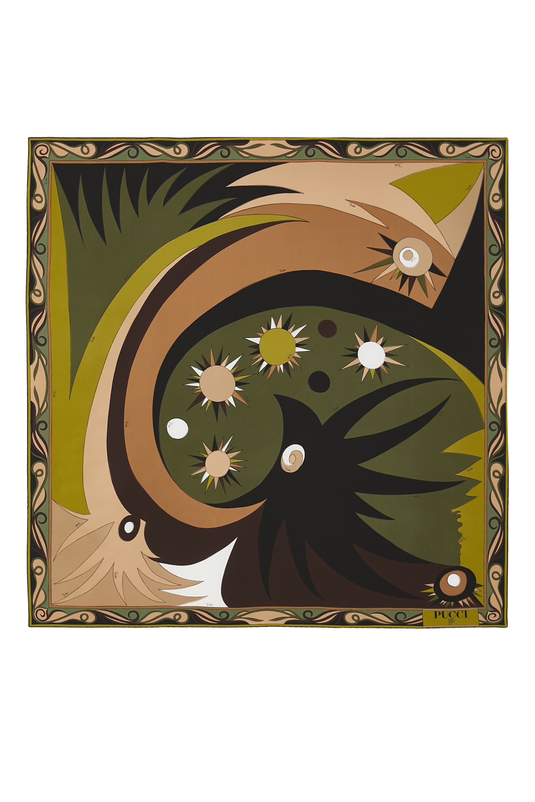 Stella Print Silk-Twill Carré