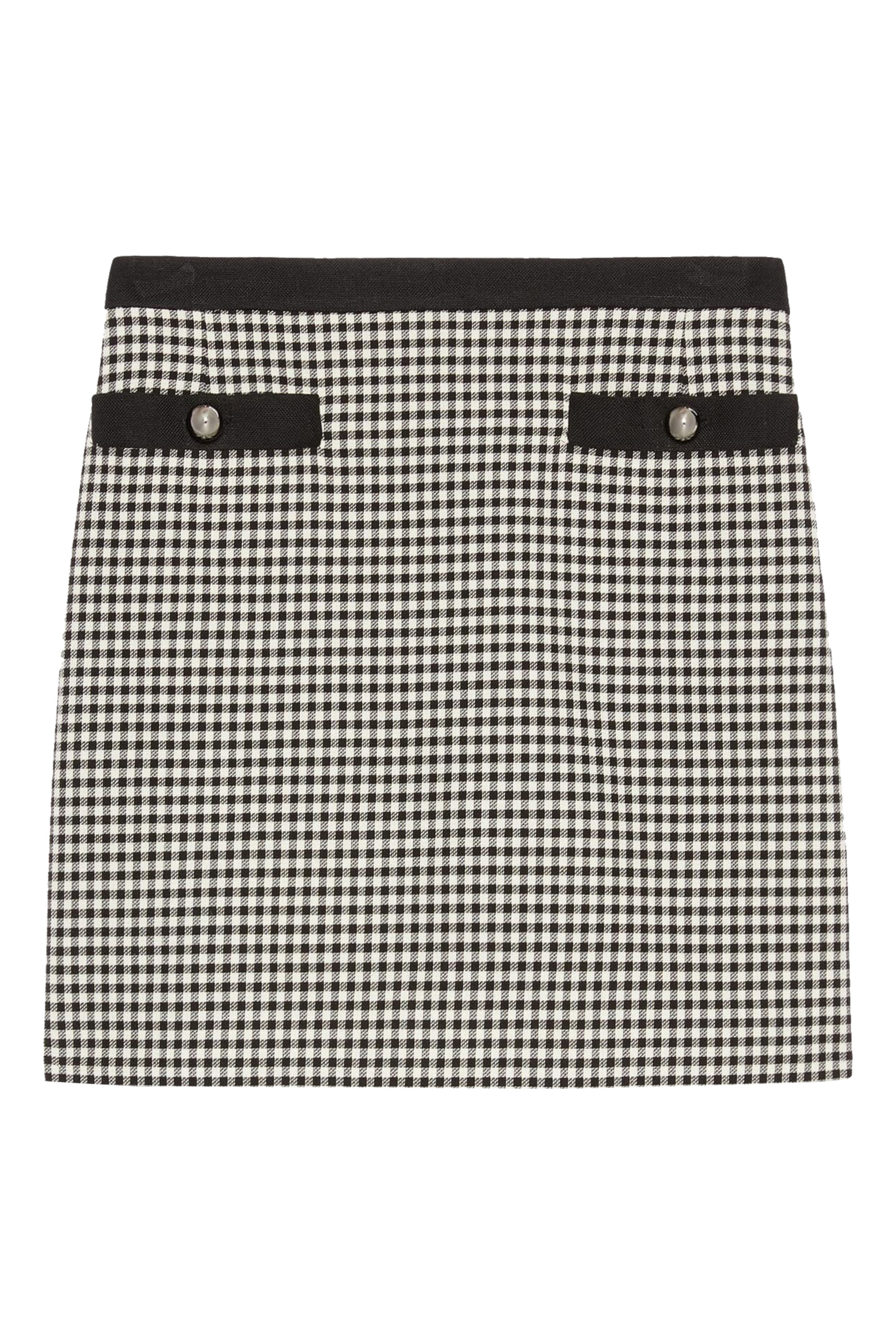 Gingham Cotton Skirt