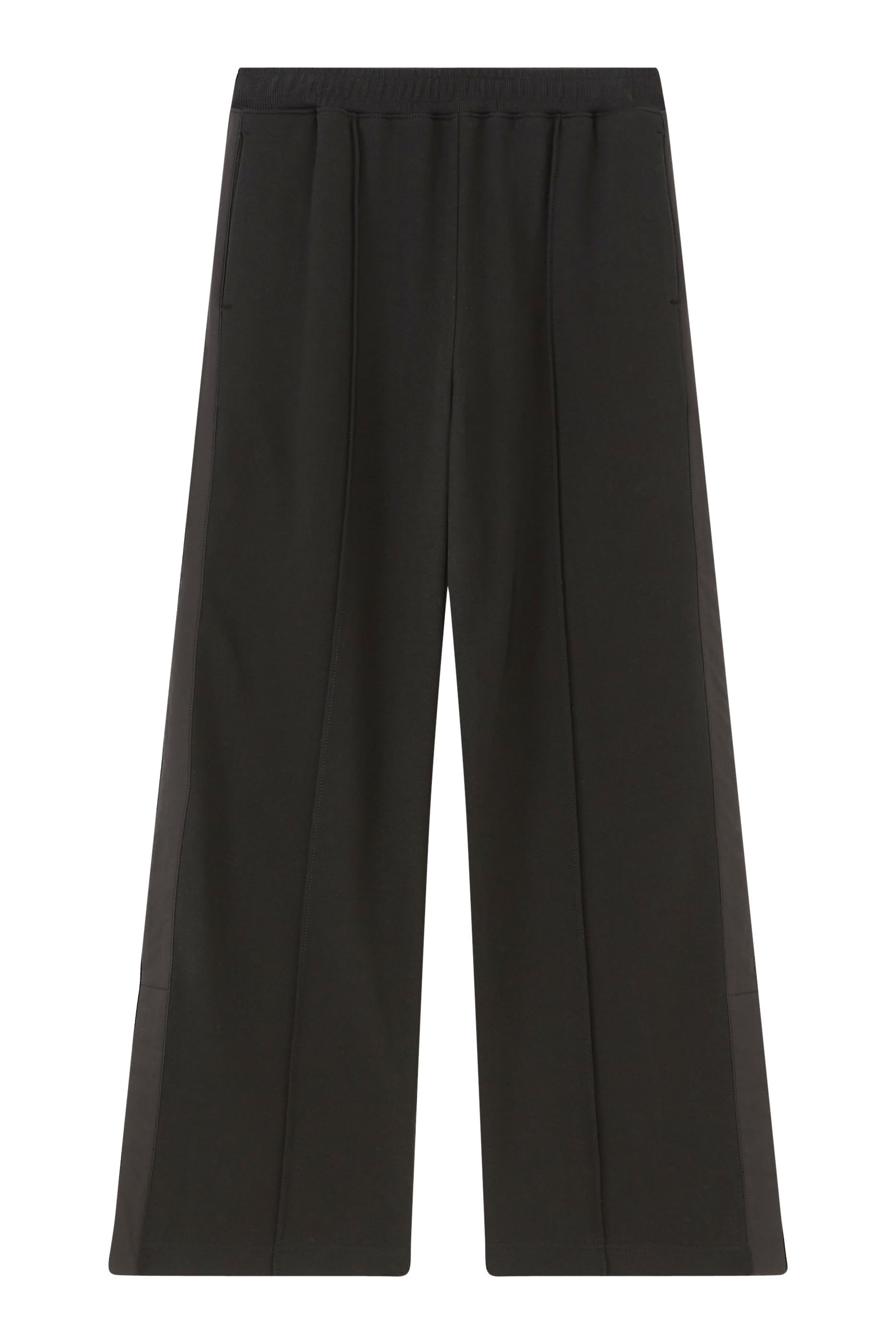 Wide-Leg Sweatpants With Side Vent