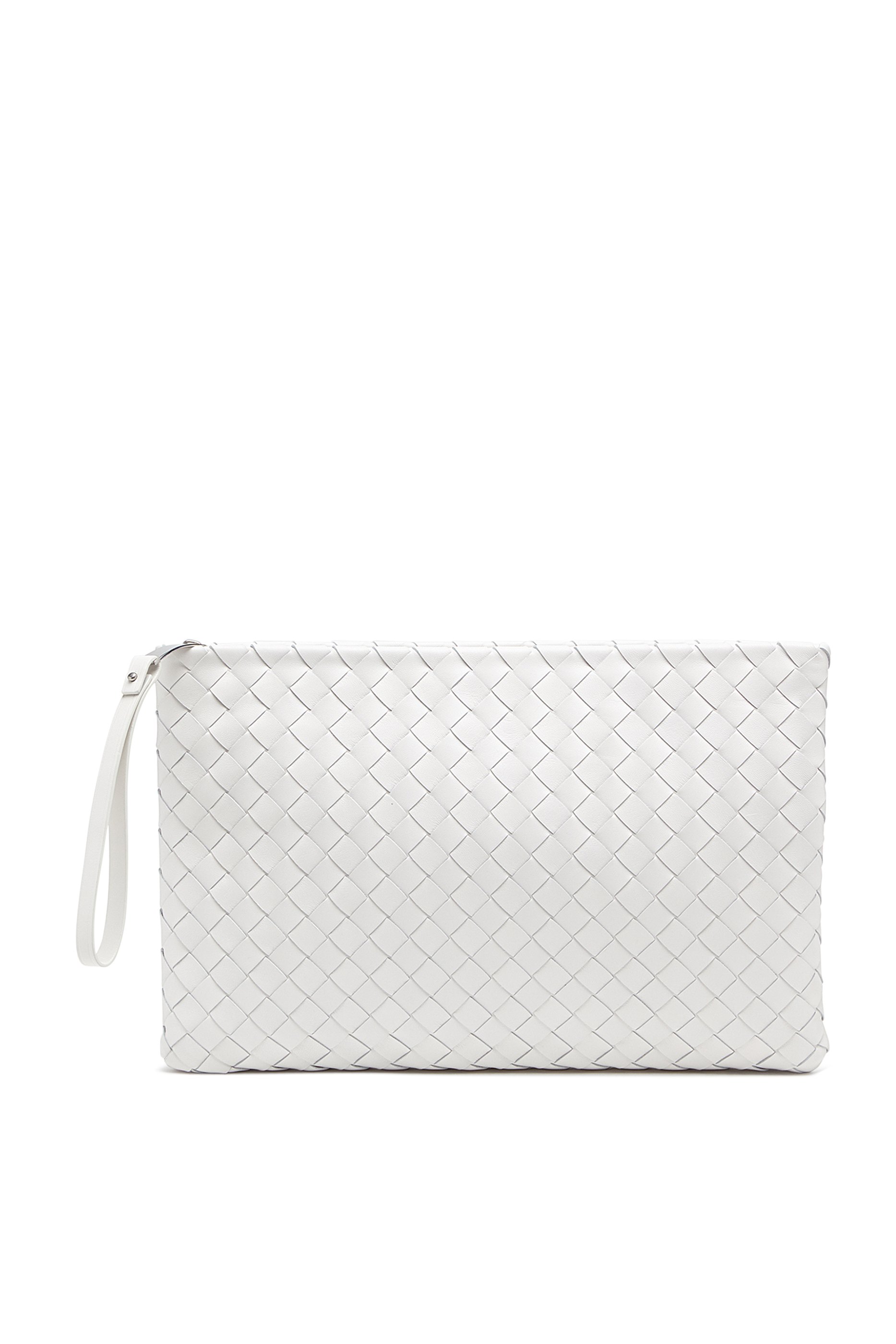 Intrecciato Leather Pouch