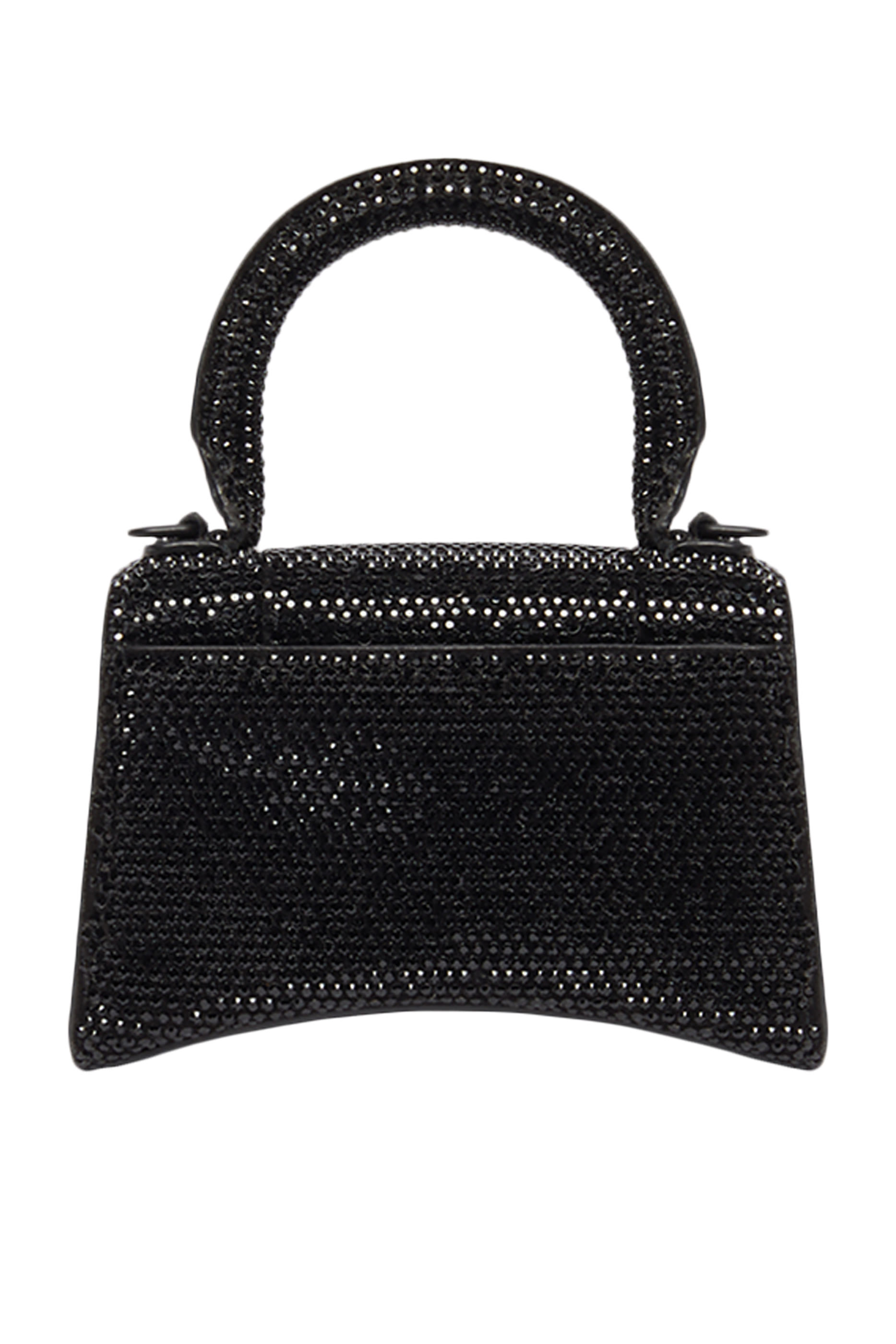 Hourglass Mini Bag With Chain And Rhinestones
