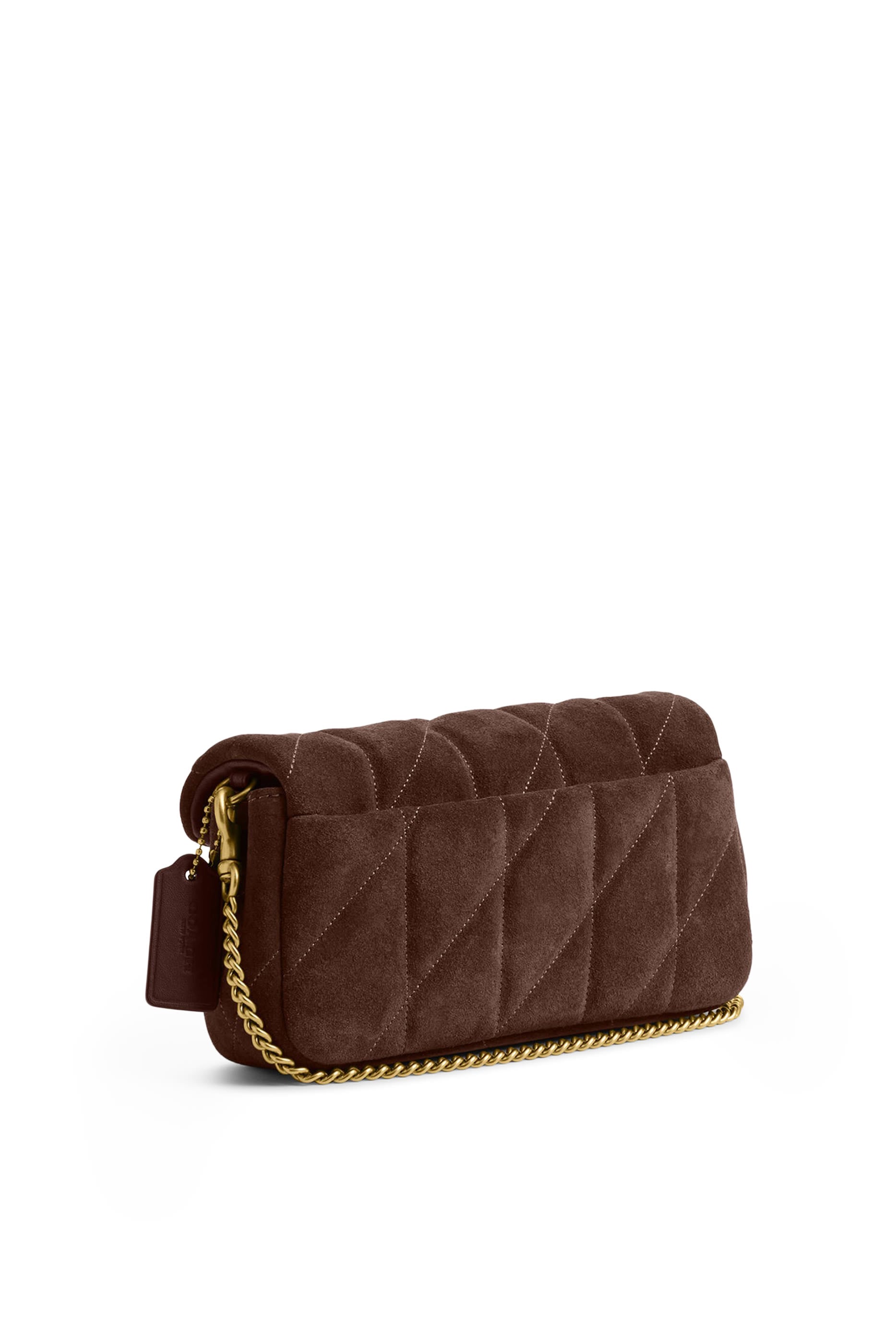 Quilted Suede Tabby 19 Chain Bag