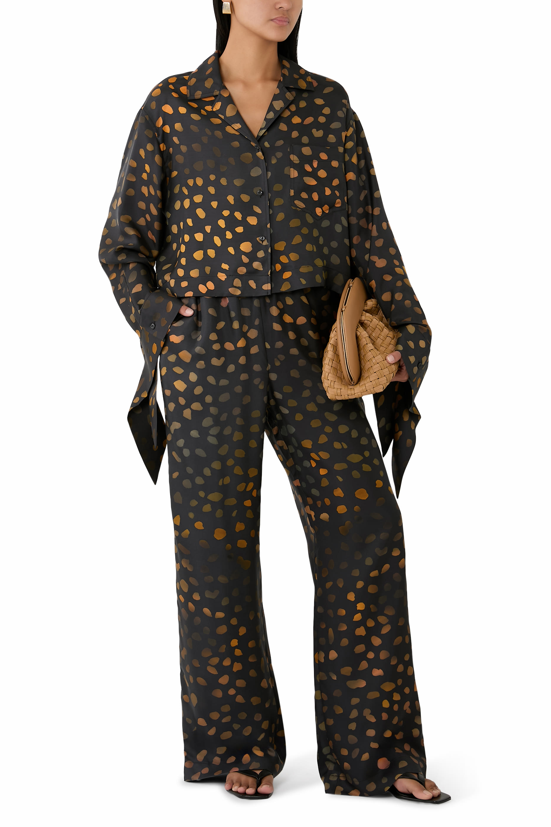 Nelida Twill Silk Shirt