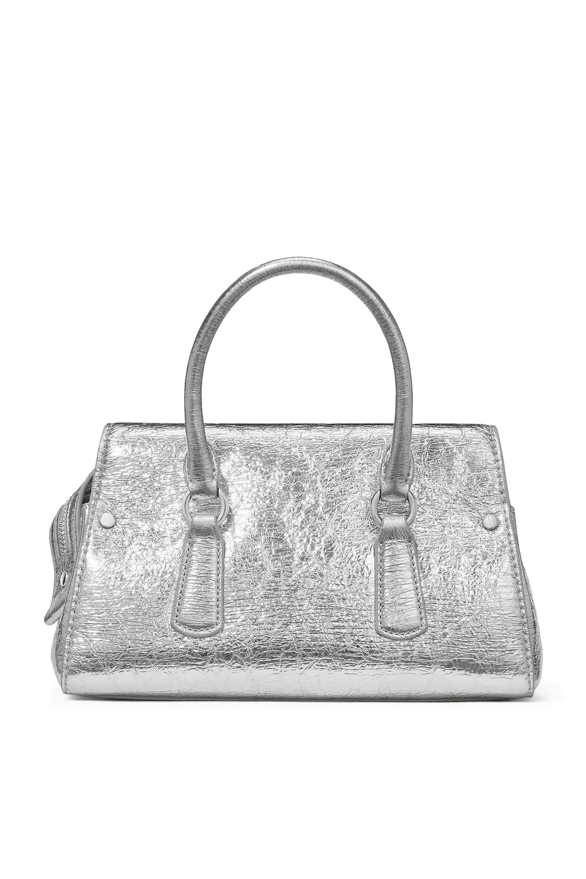 Bond Crinkle Metallic Leather Mini Bag