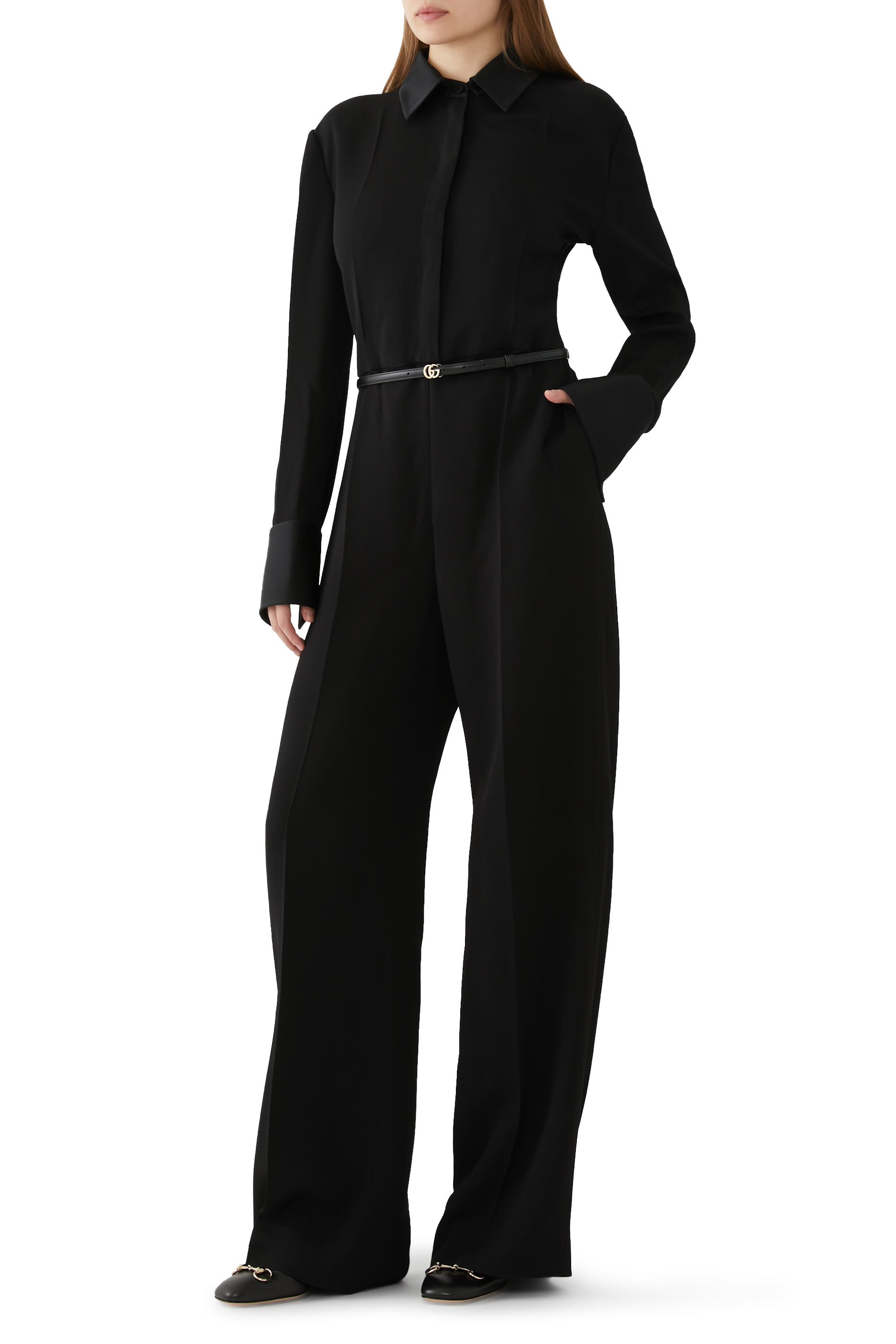 Heavy Viscose Sable Jumpsuit