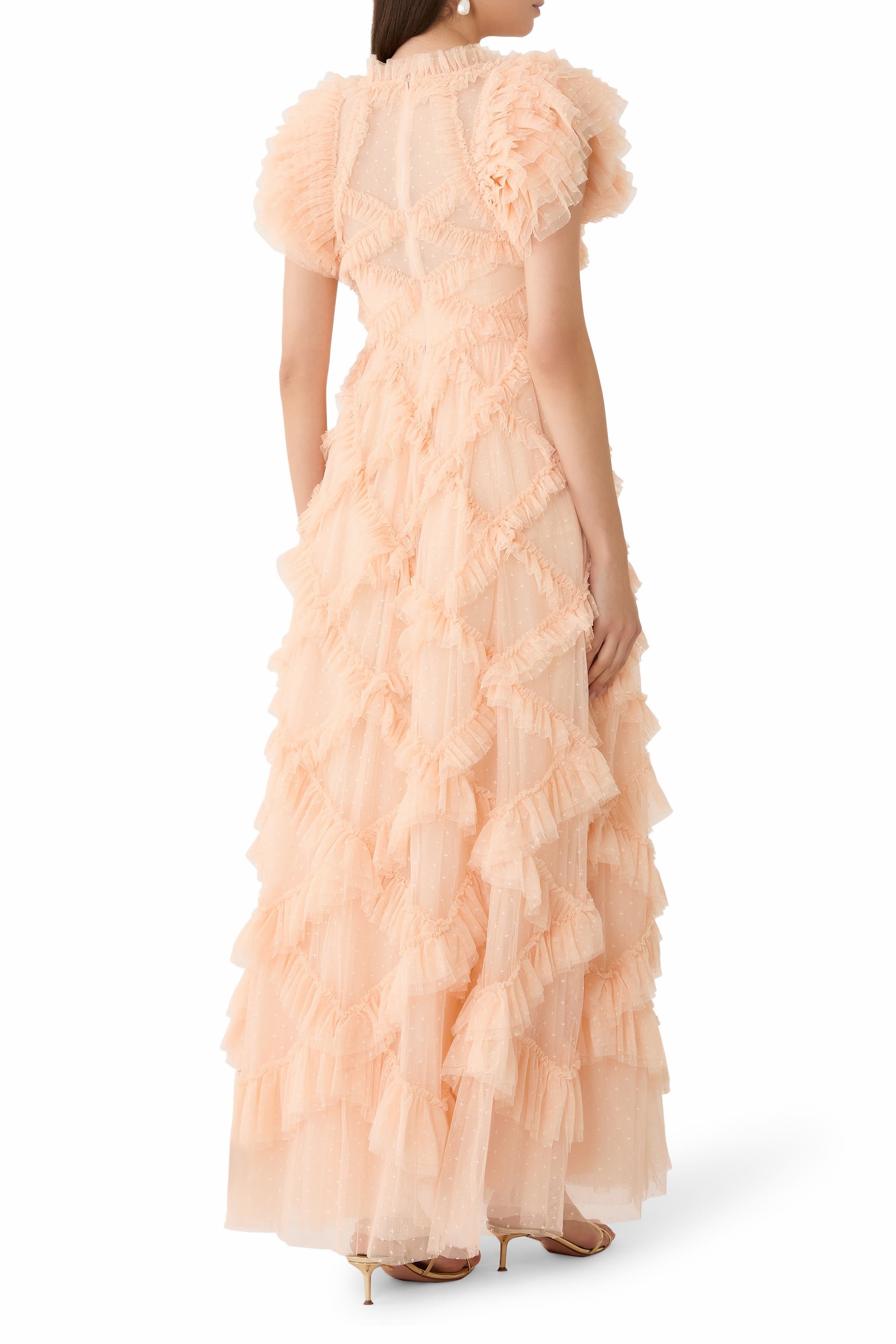 Genevieve Ruffle Gown