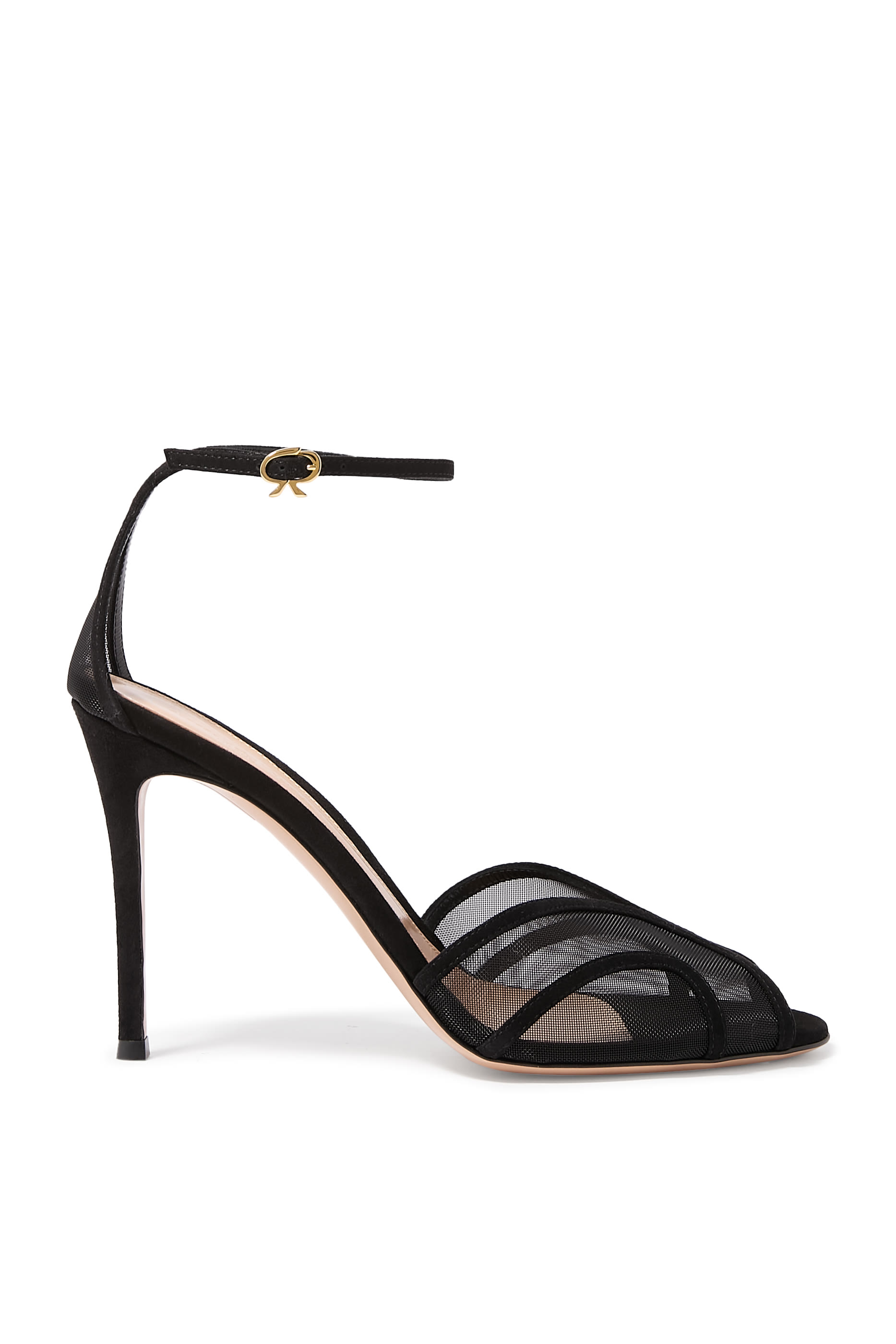  Suede Organza 95 Sandals 