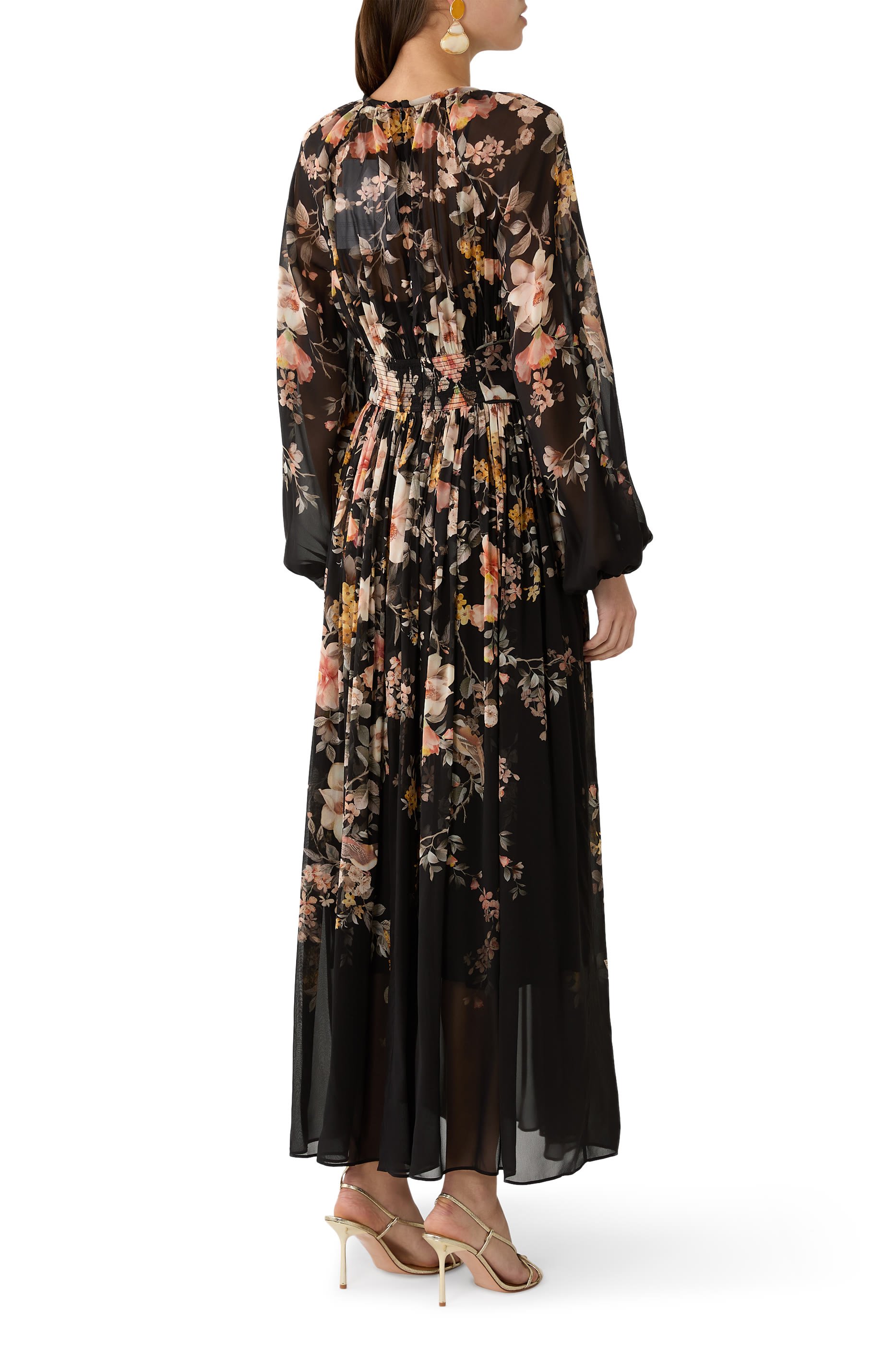 Carousel Billow Maxi Dress