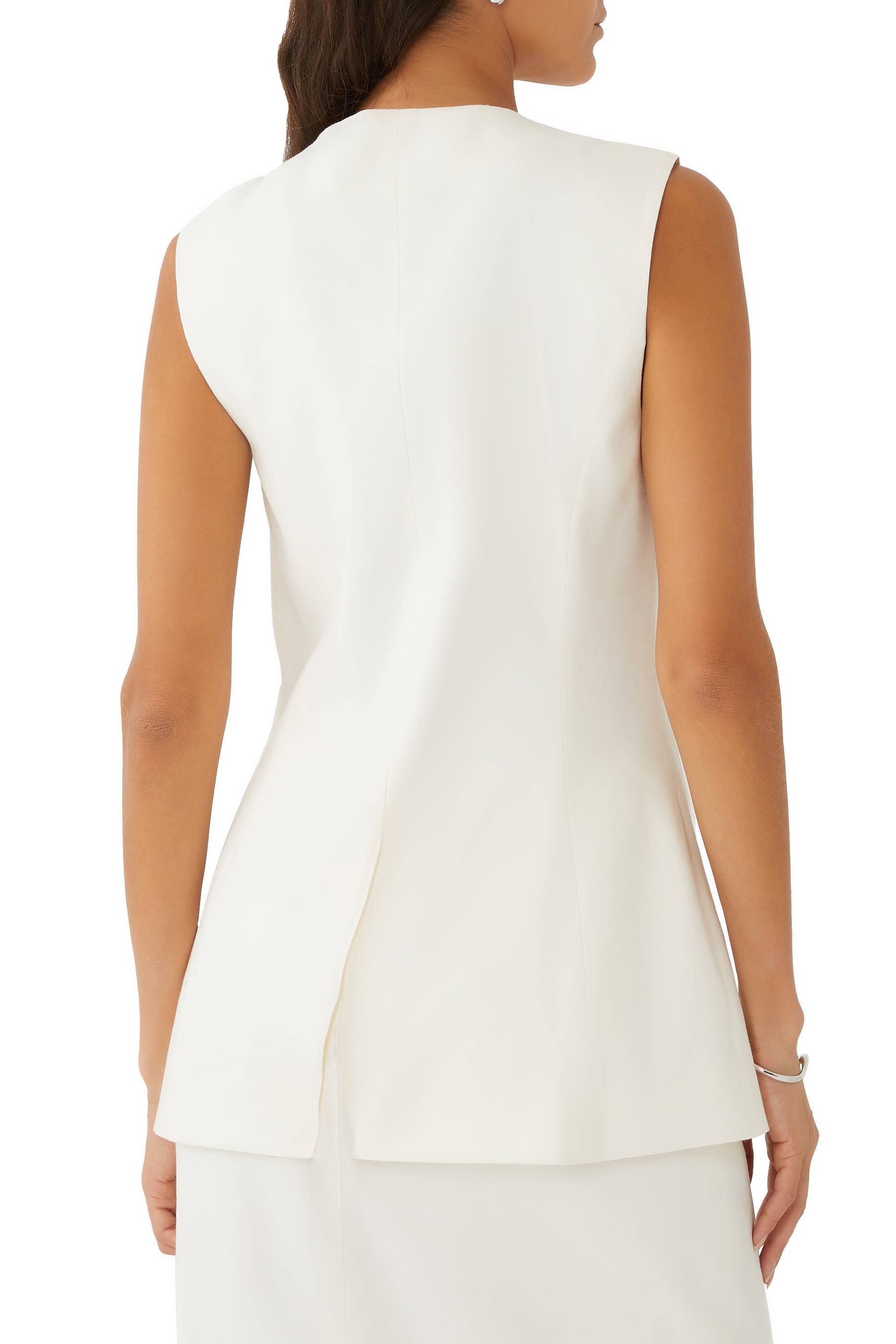 Linen Sleeveless Waistcoat