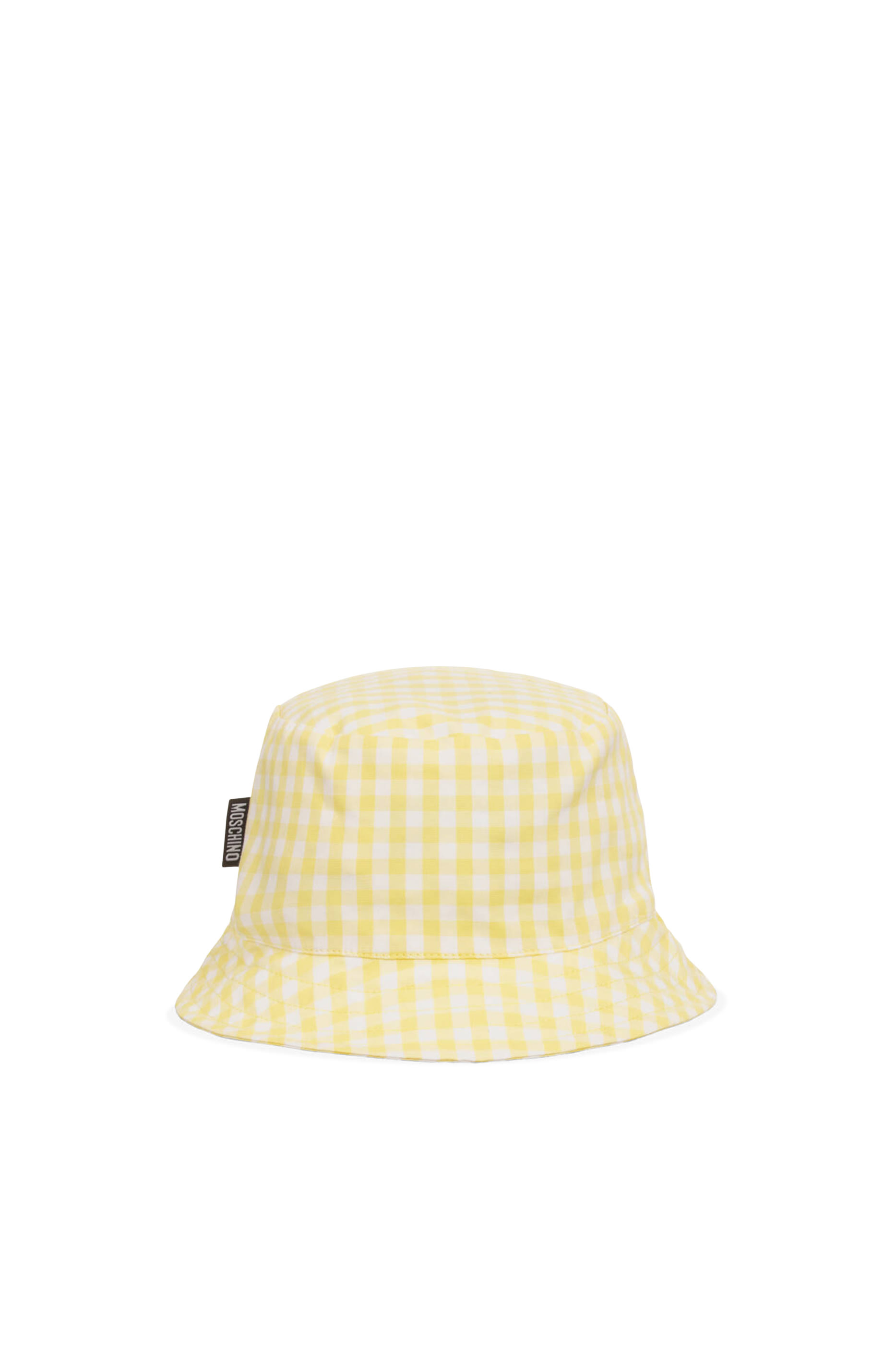 Kids Gingham Teddy Bucket Hat