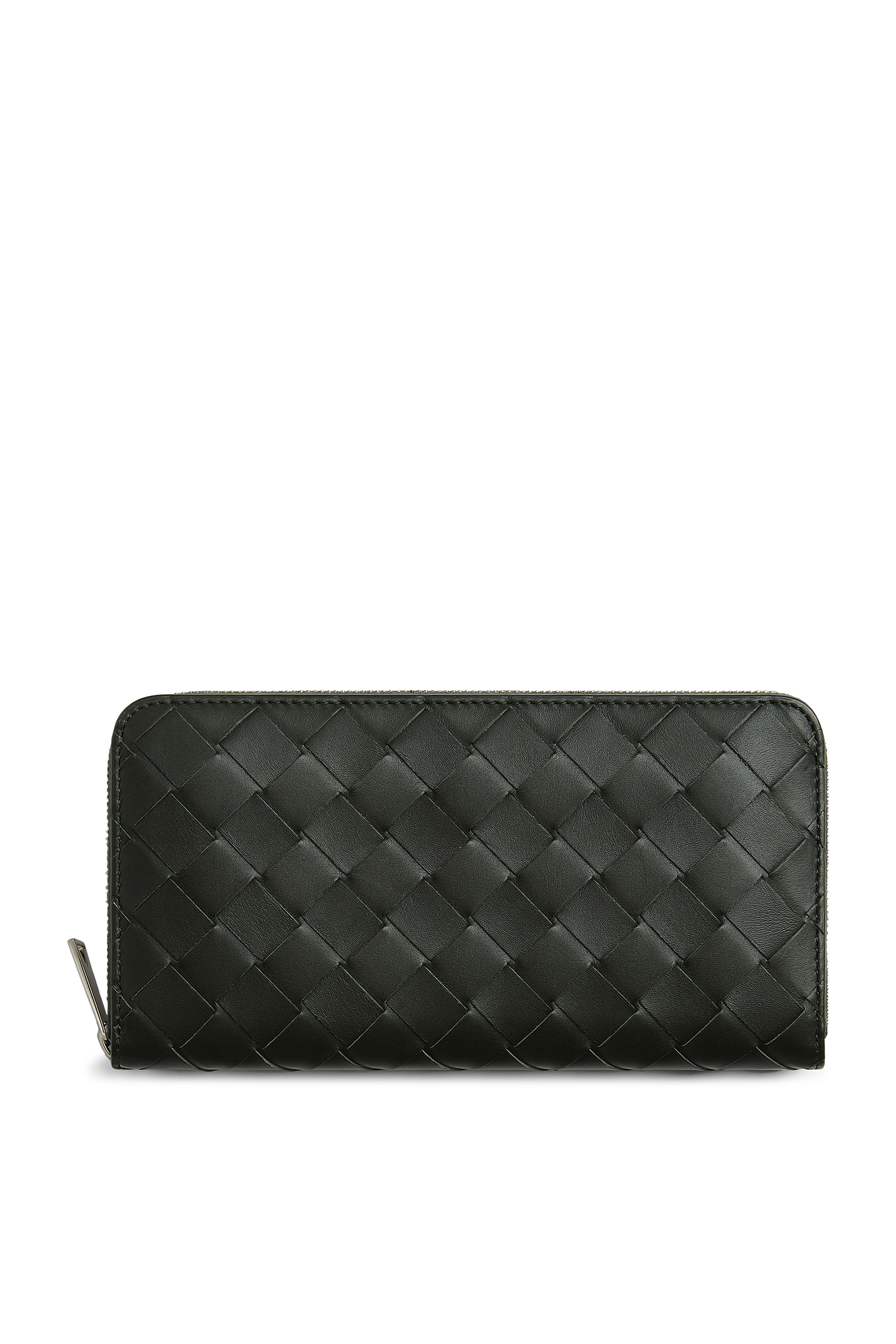Intrecciato Zip Around Wallet