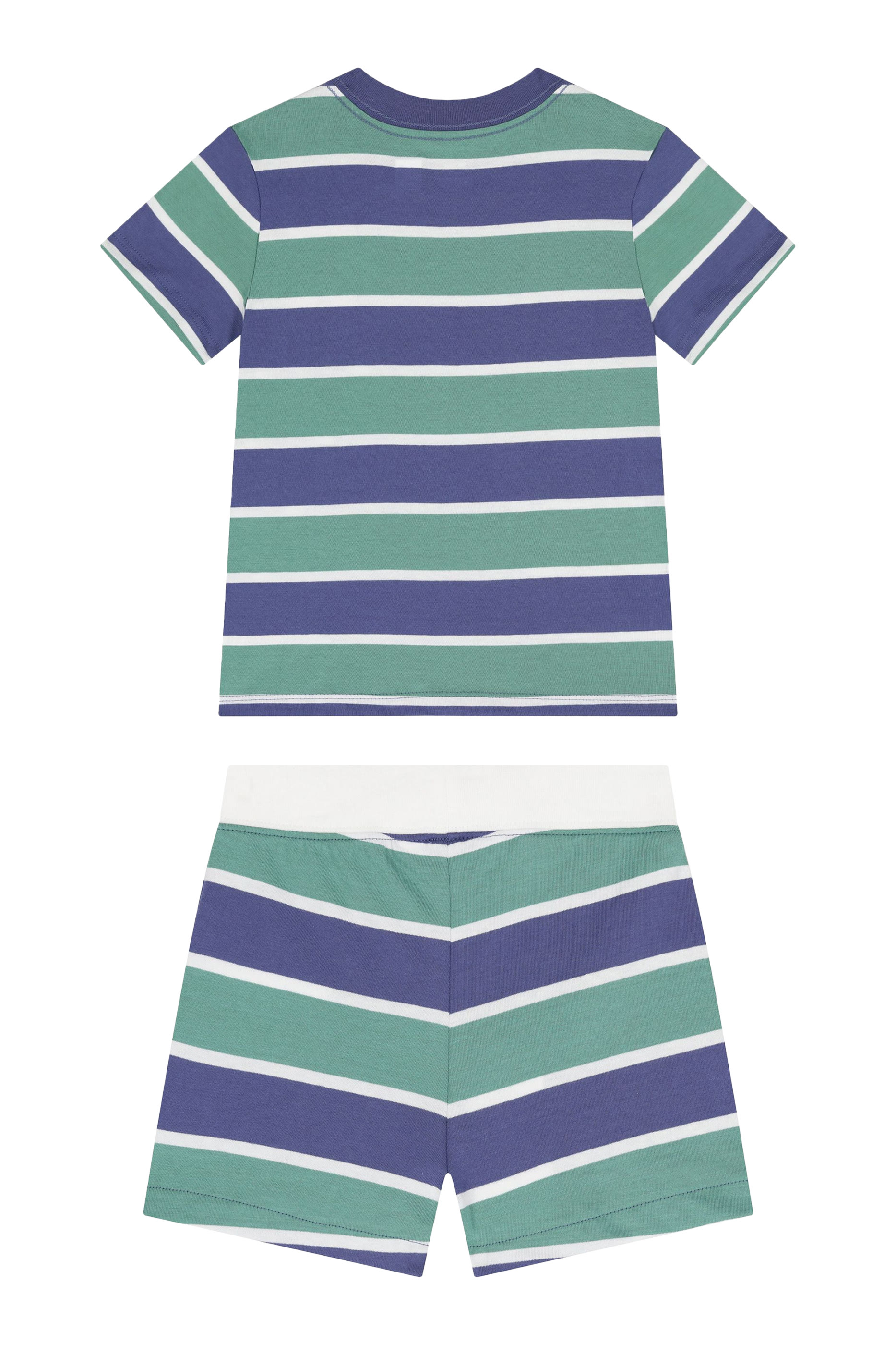 Kids Polo Bear Cotton T-Shirt & Shorts Set 