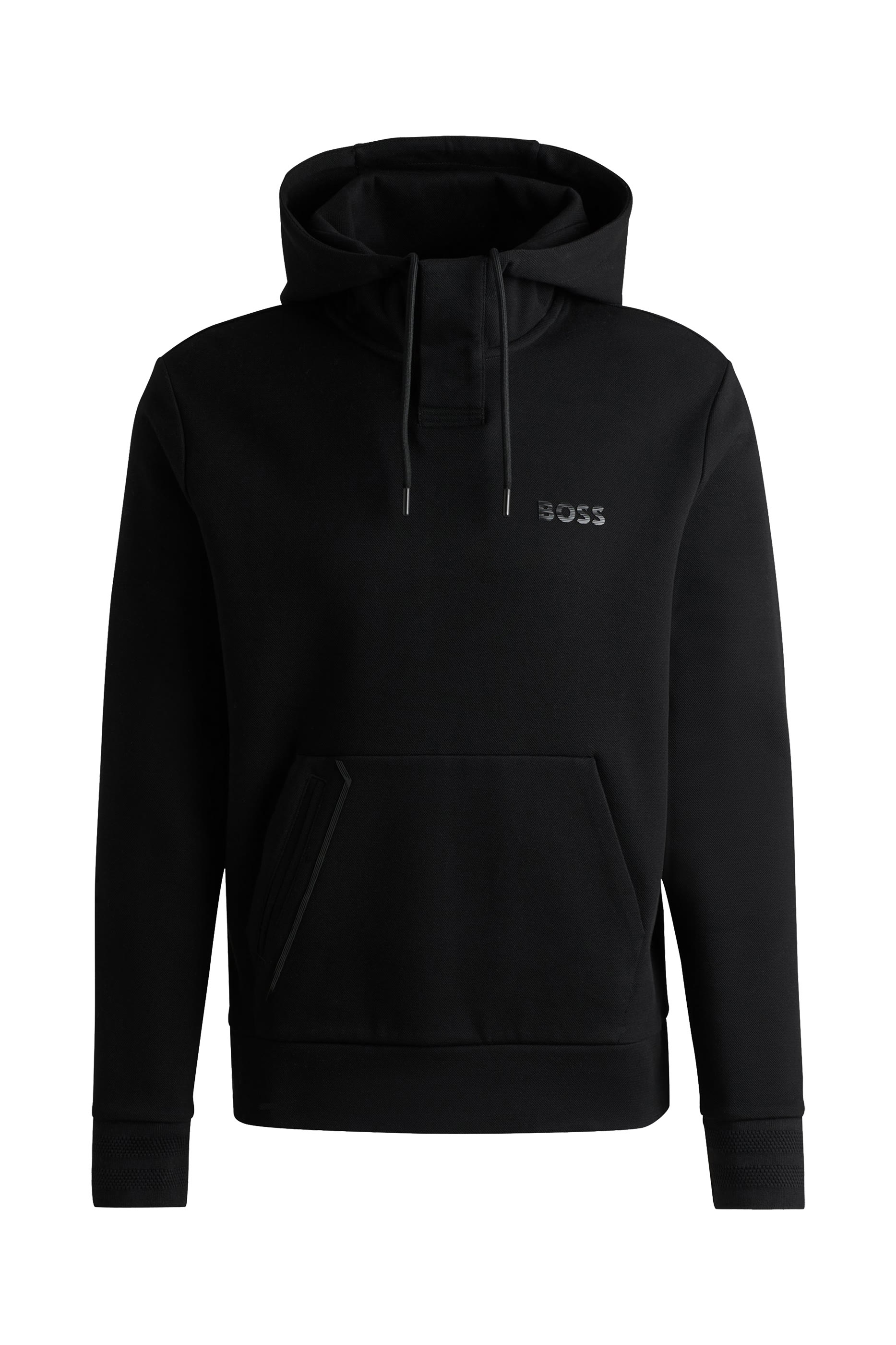 Hoodie with Mirror-Effect Logo