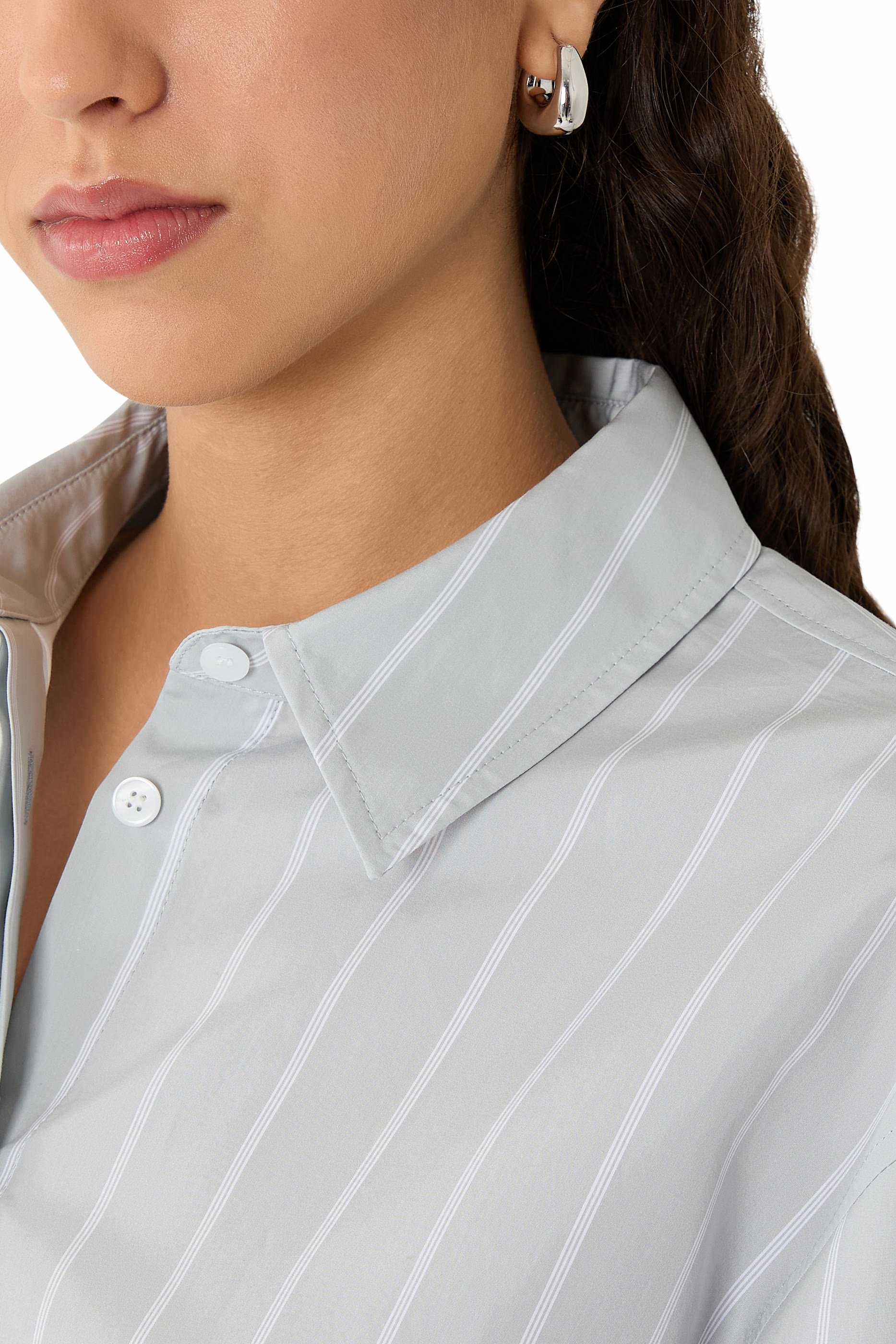 Sculptural Chubby Small Hoop Earrings