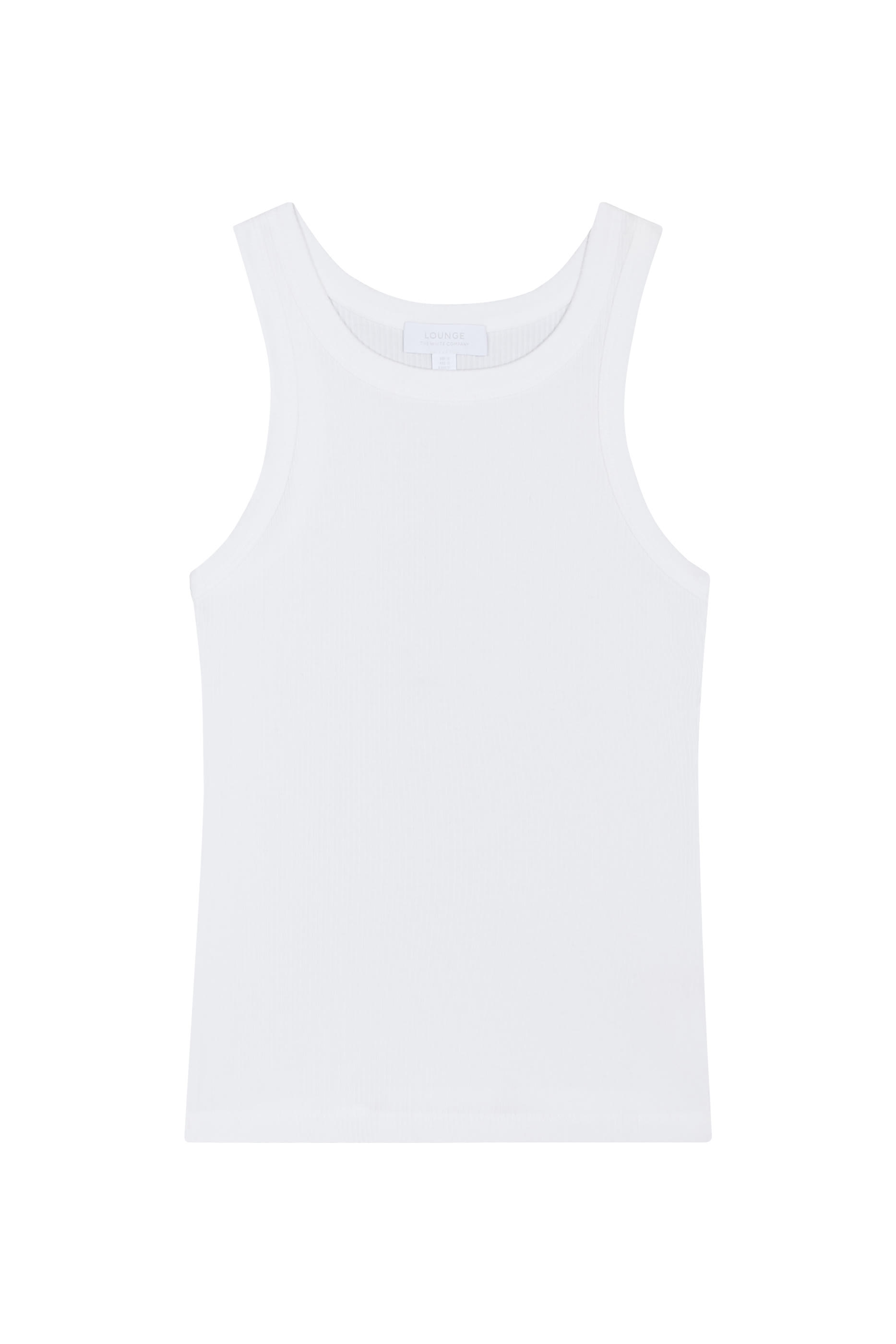 Organic Cotton Ultimate Ribbed Lounge Vest 