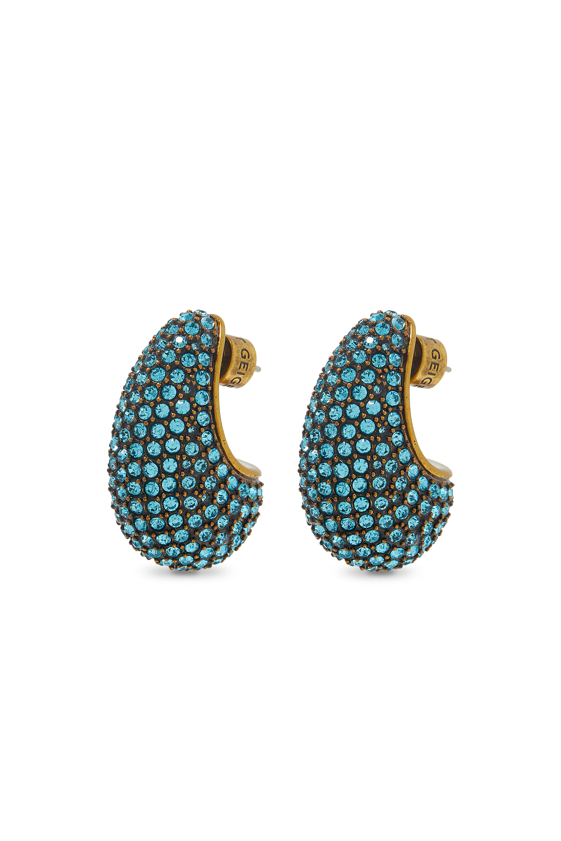 Pave Dome Earrings